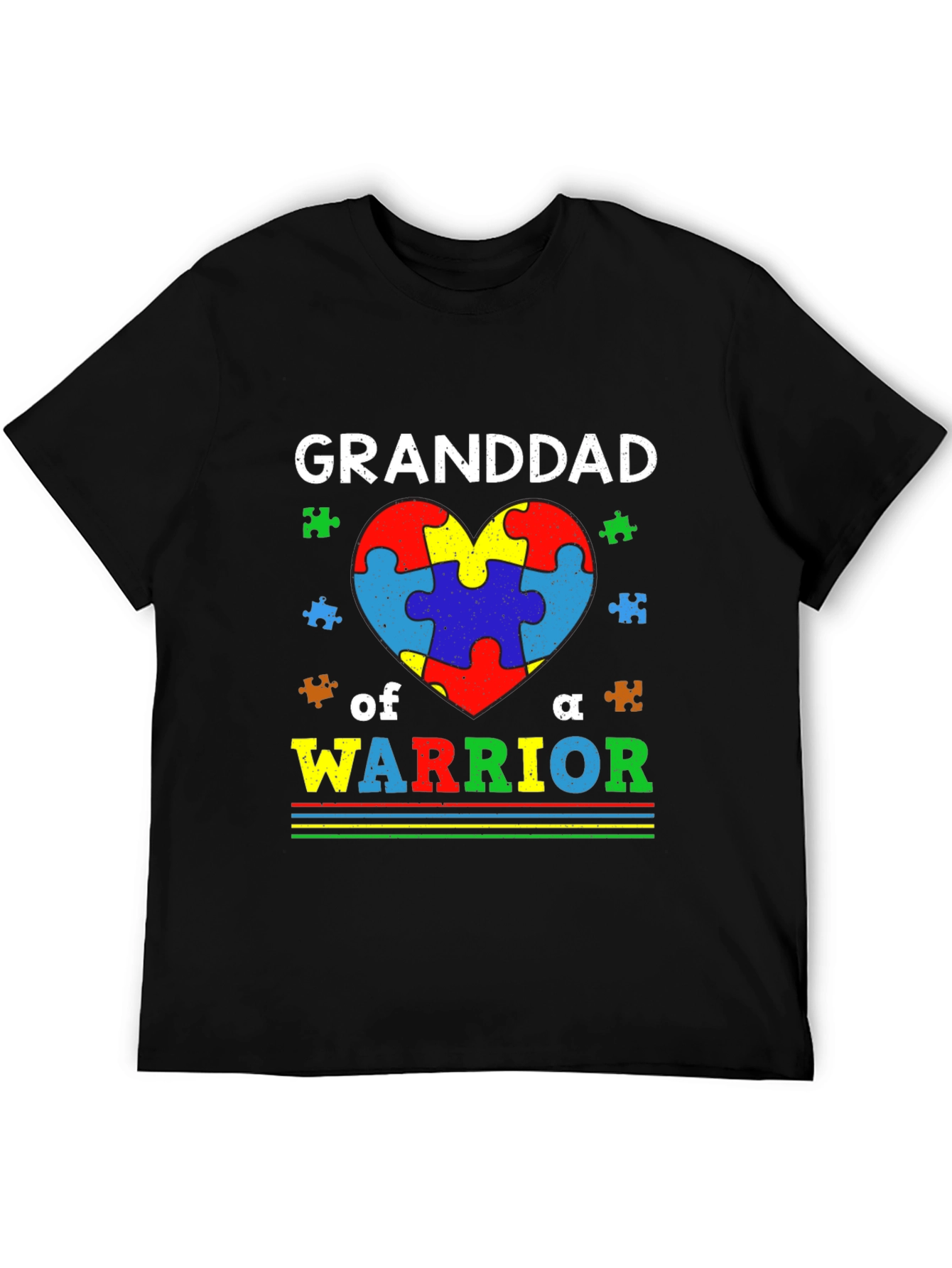 Granddad of a Warrior Autism Awareness T-Shirt