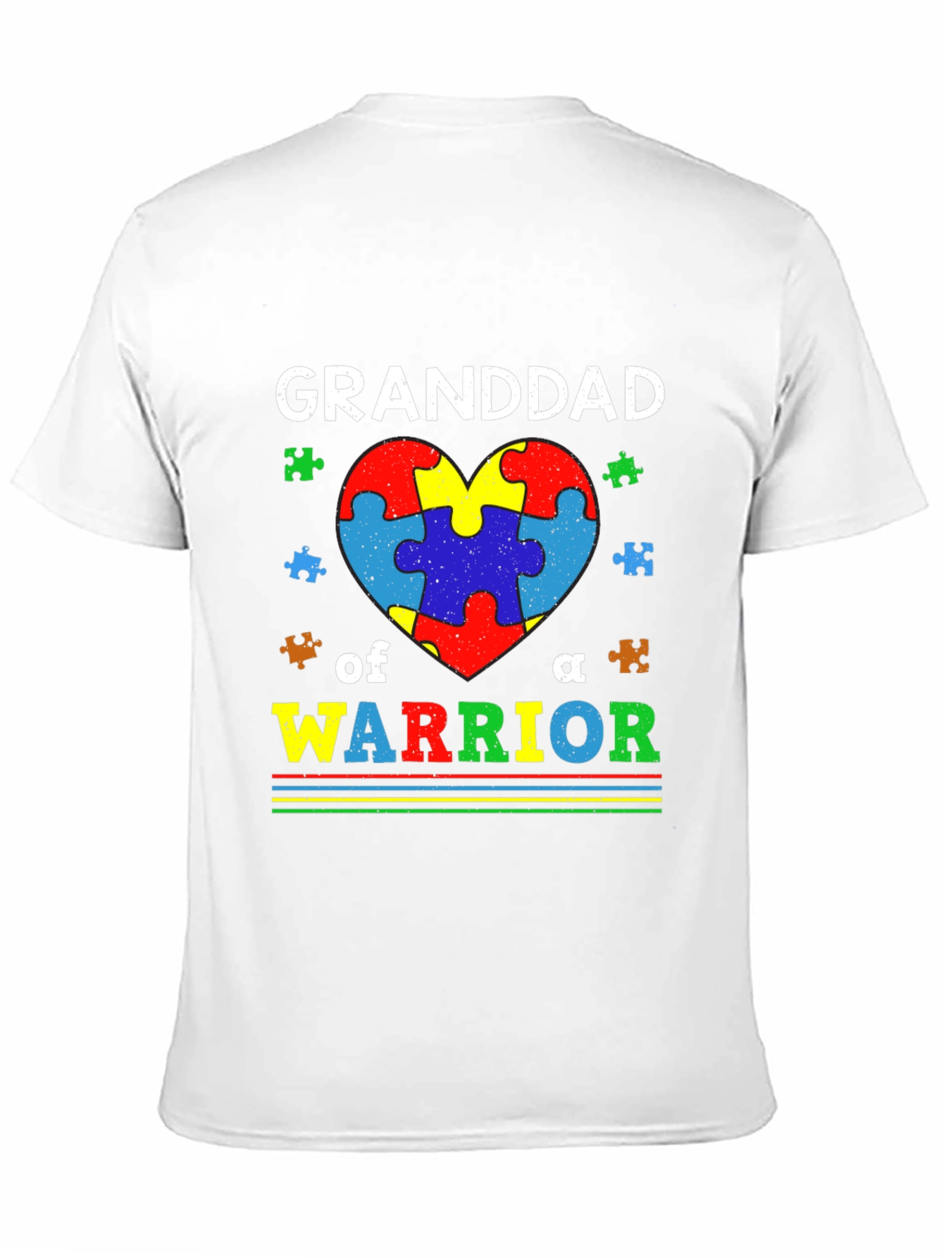 Granddad of a Warrior Autism Awareness T-Shirt