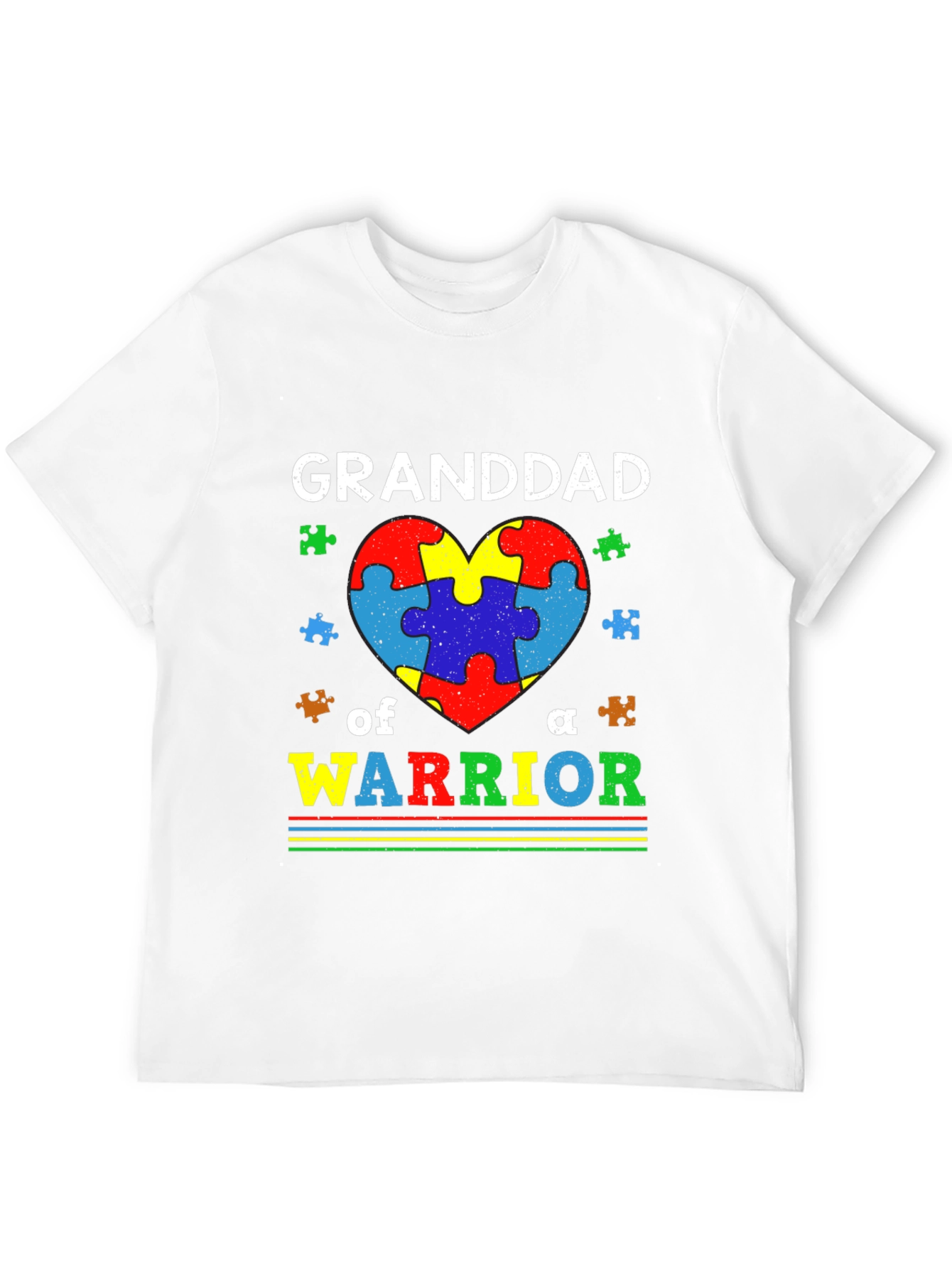 Granddad of a Warrior Autism Awareness T-Shirt
