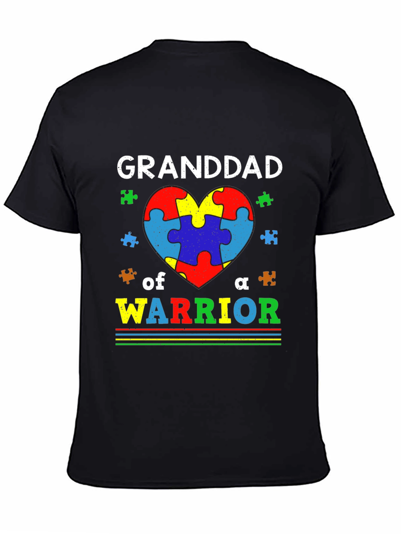 Granddad of a Warrior Autism Awareness T-Shirt