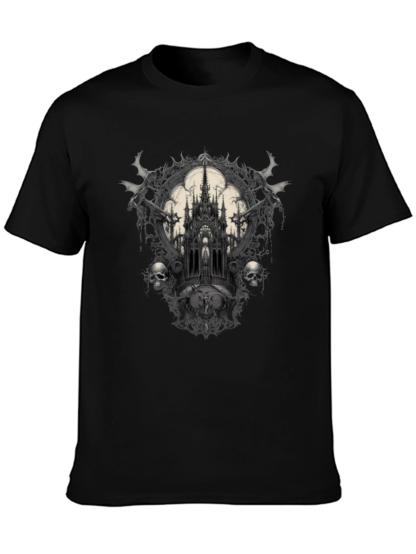 Gothic Castle Black T-Shirt