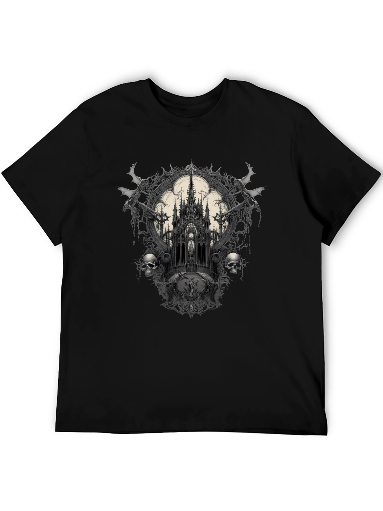Gothic Castle Black T-Shirt