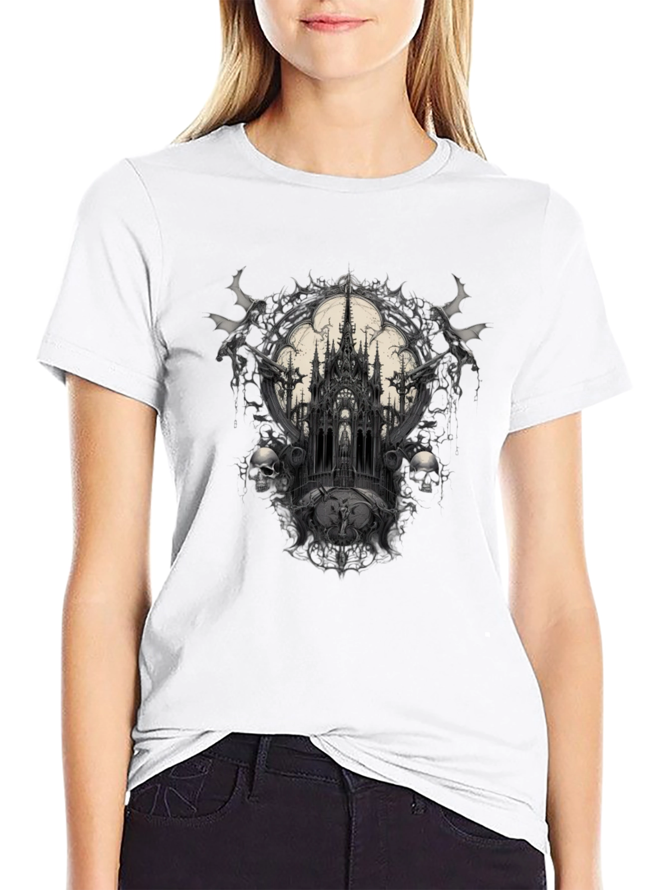Gothic Castle Black T-Shirt