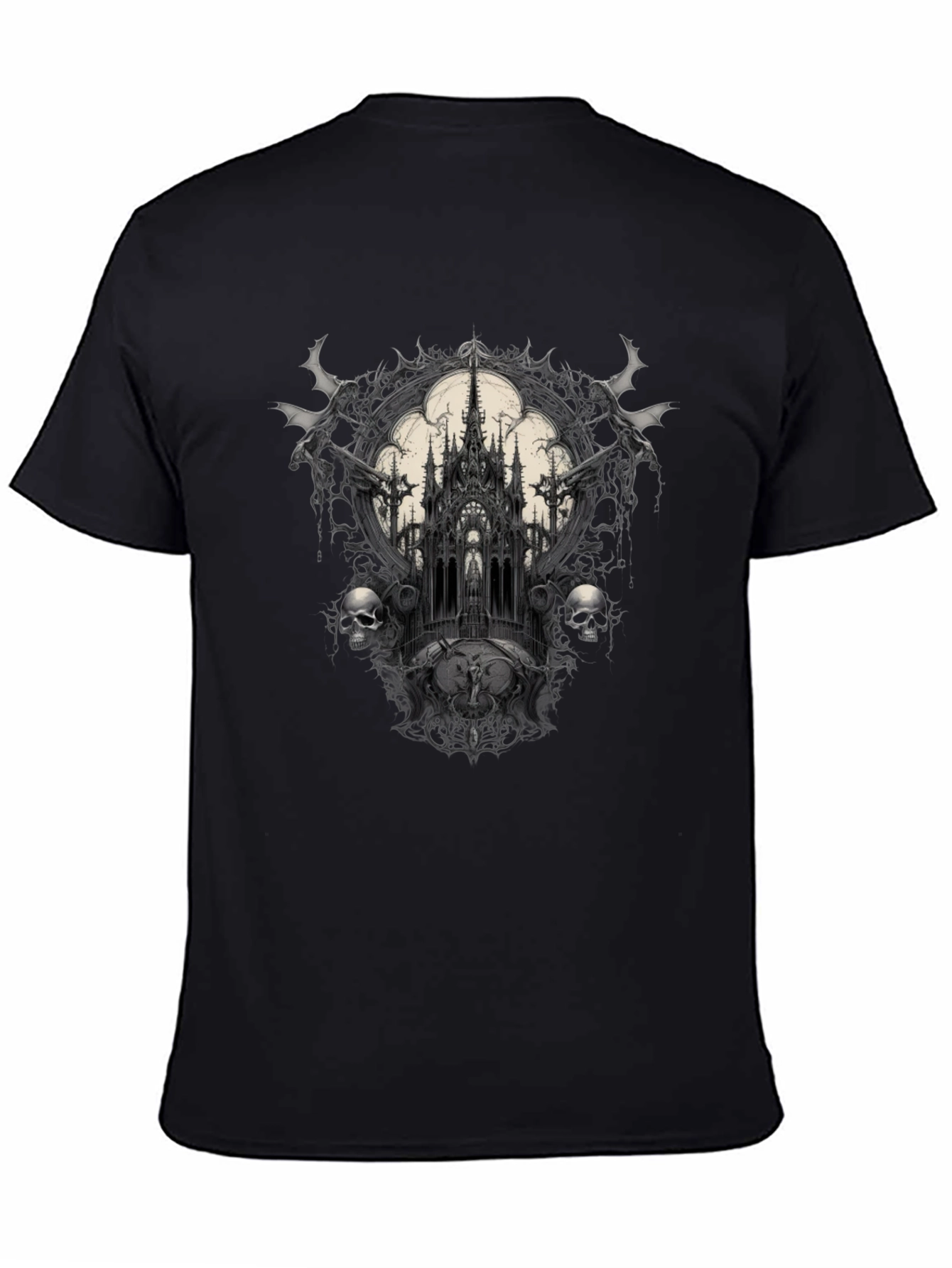 Gothic Castle Black T-Shirt
