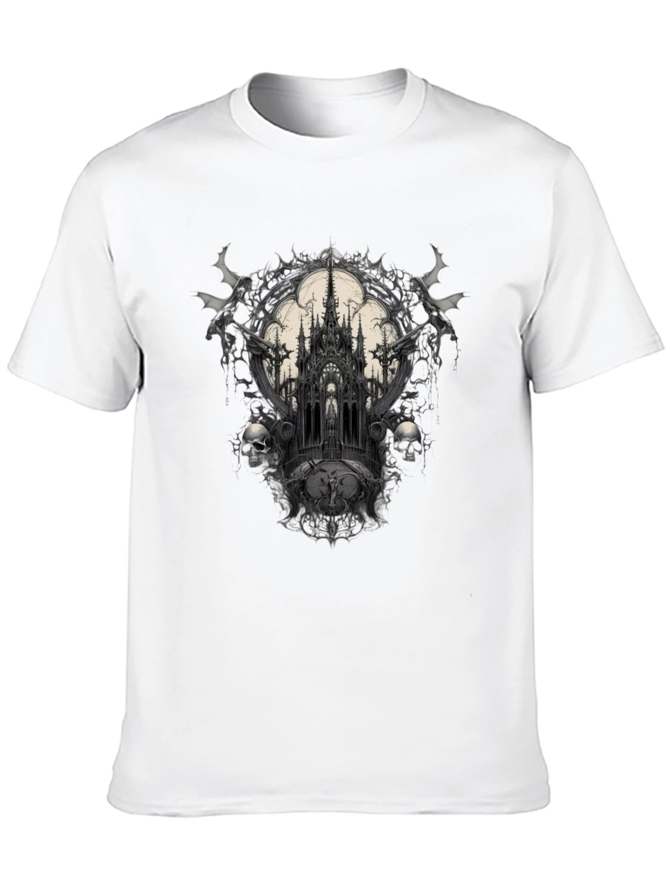 Gothic Castle Black T-Shirt