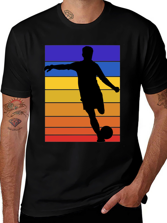Retro Soccer Silhouette T-Shirt