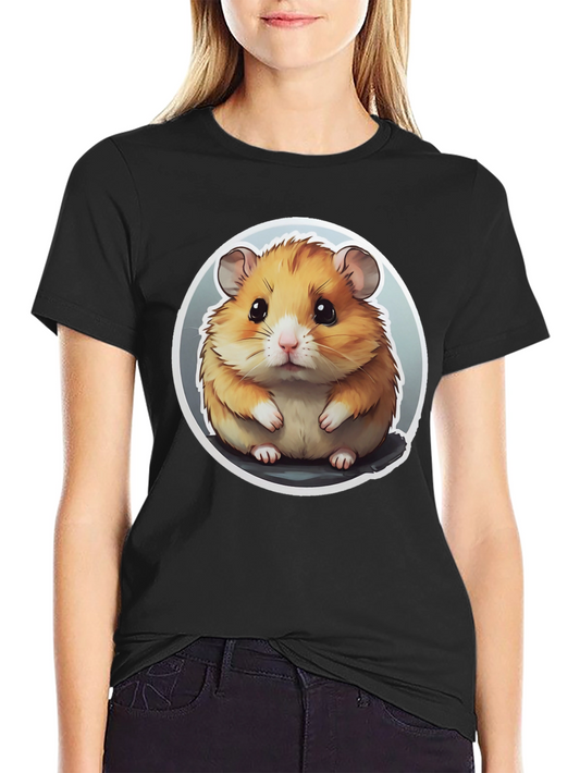 Cute Hamster Graphic Tee - Soft Cotton