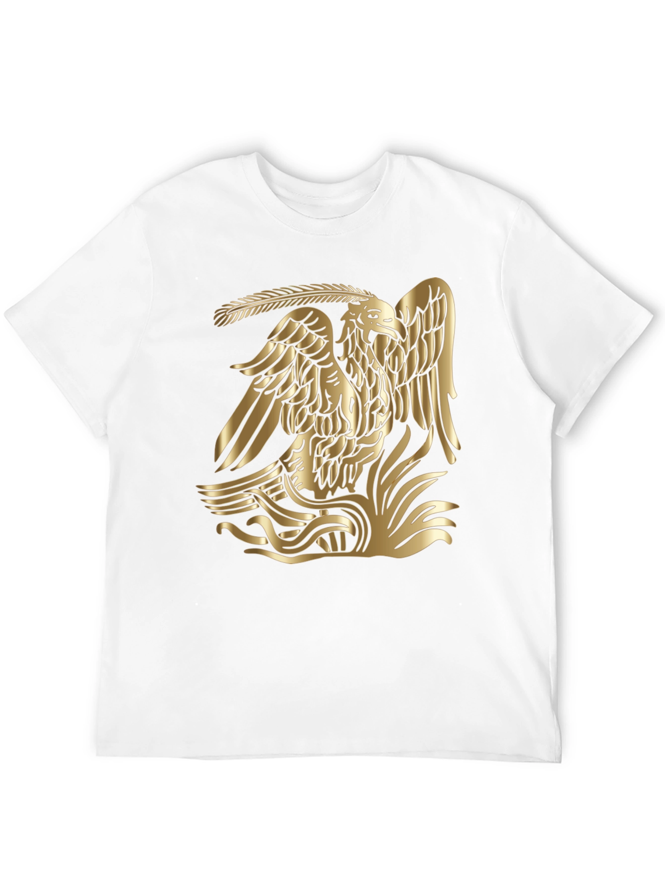 Golden Eagle Graphic Black Tee
