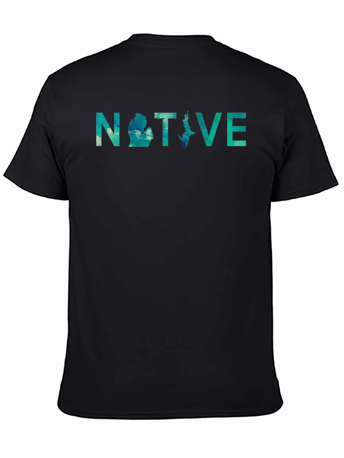 Michigan Native Tee - Ocean Graphic