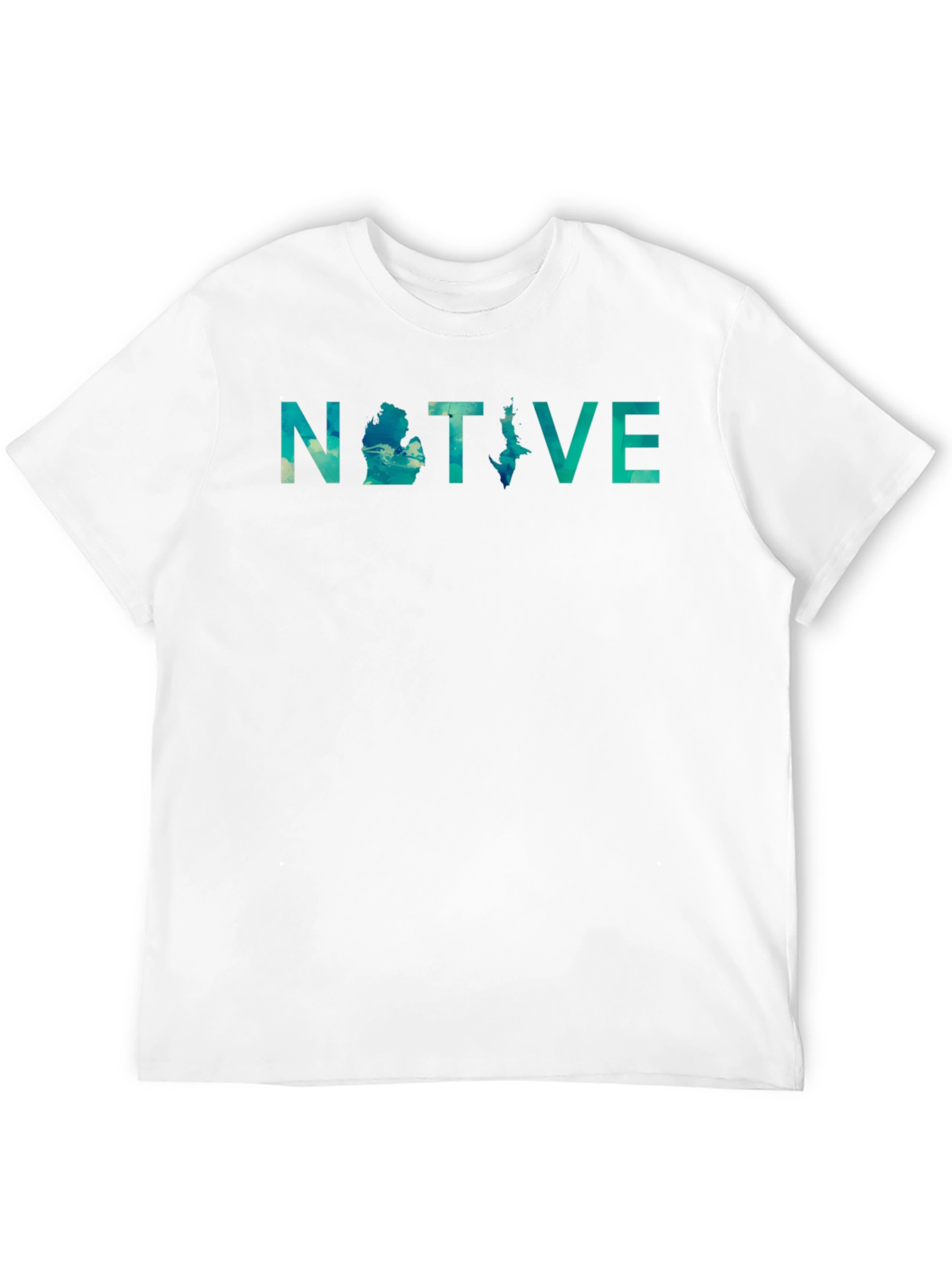 Michigan Native Tee - Ocean Graphic