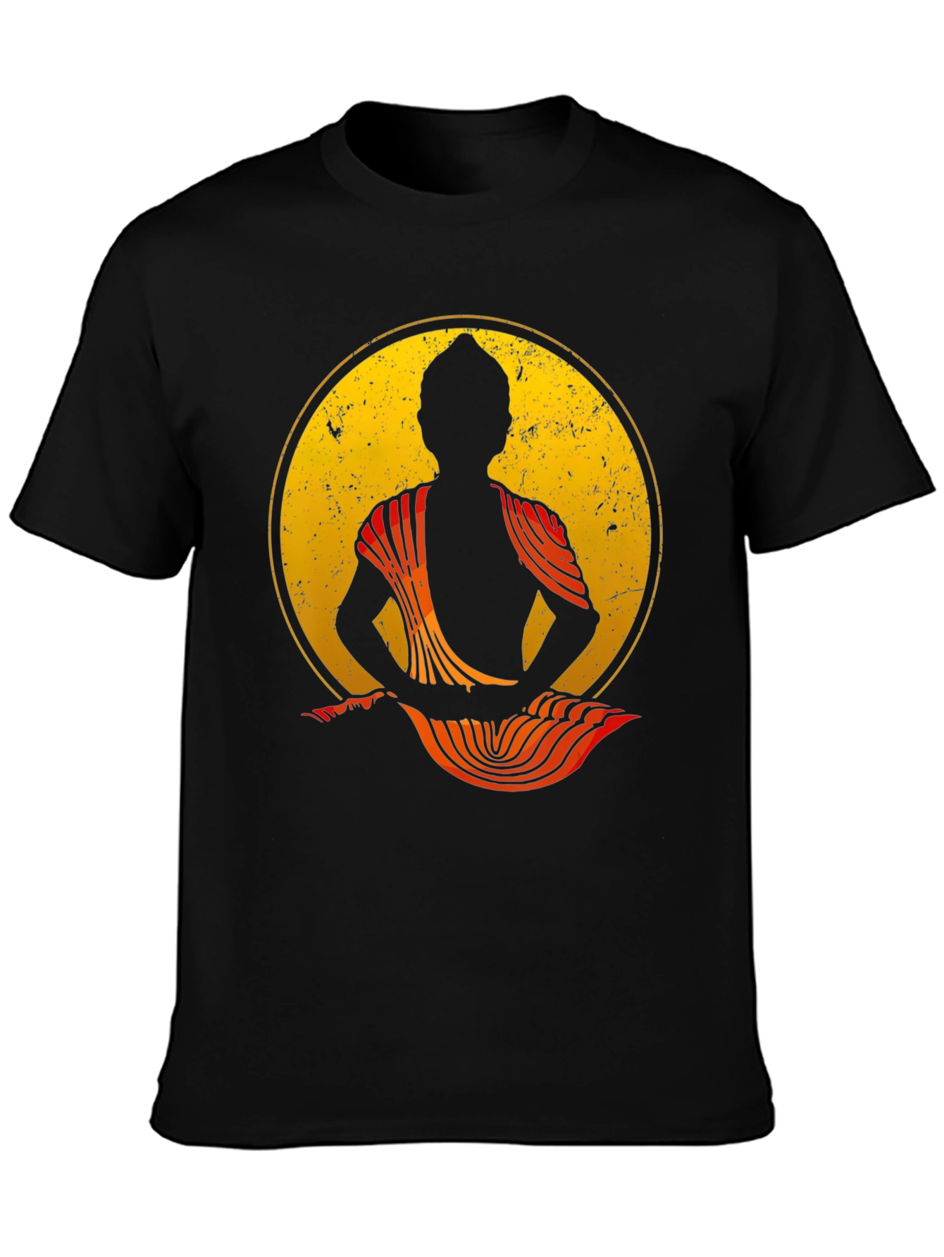 Buddha Silhouette Graphic T-Shirt