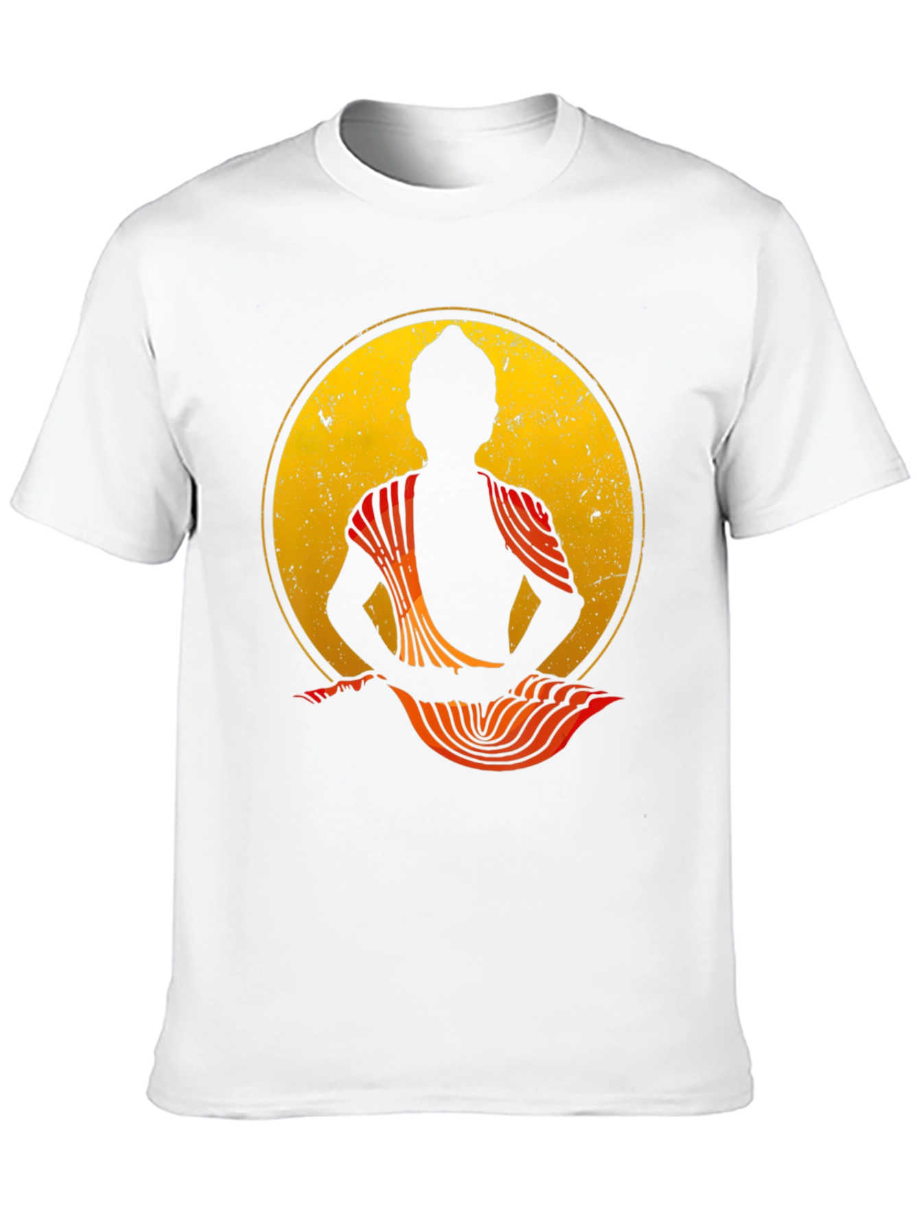 Buddha Silhouette Graphic T-Shirt