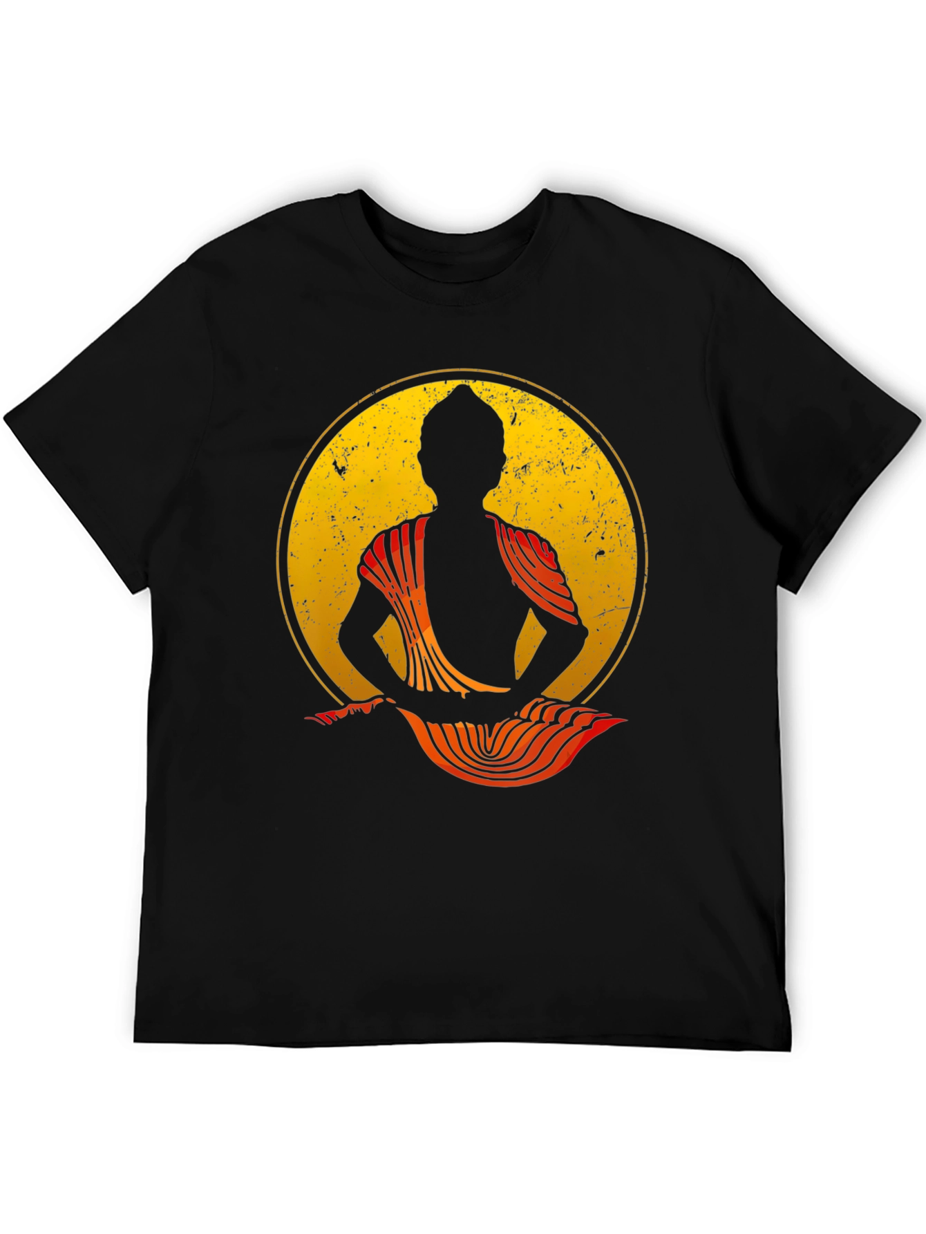 Buddha Silhouette Graphic T-Shirt