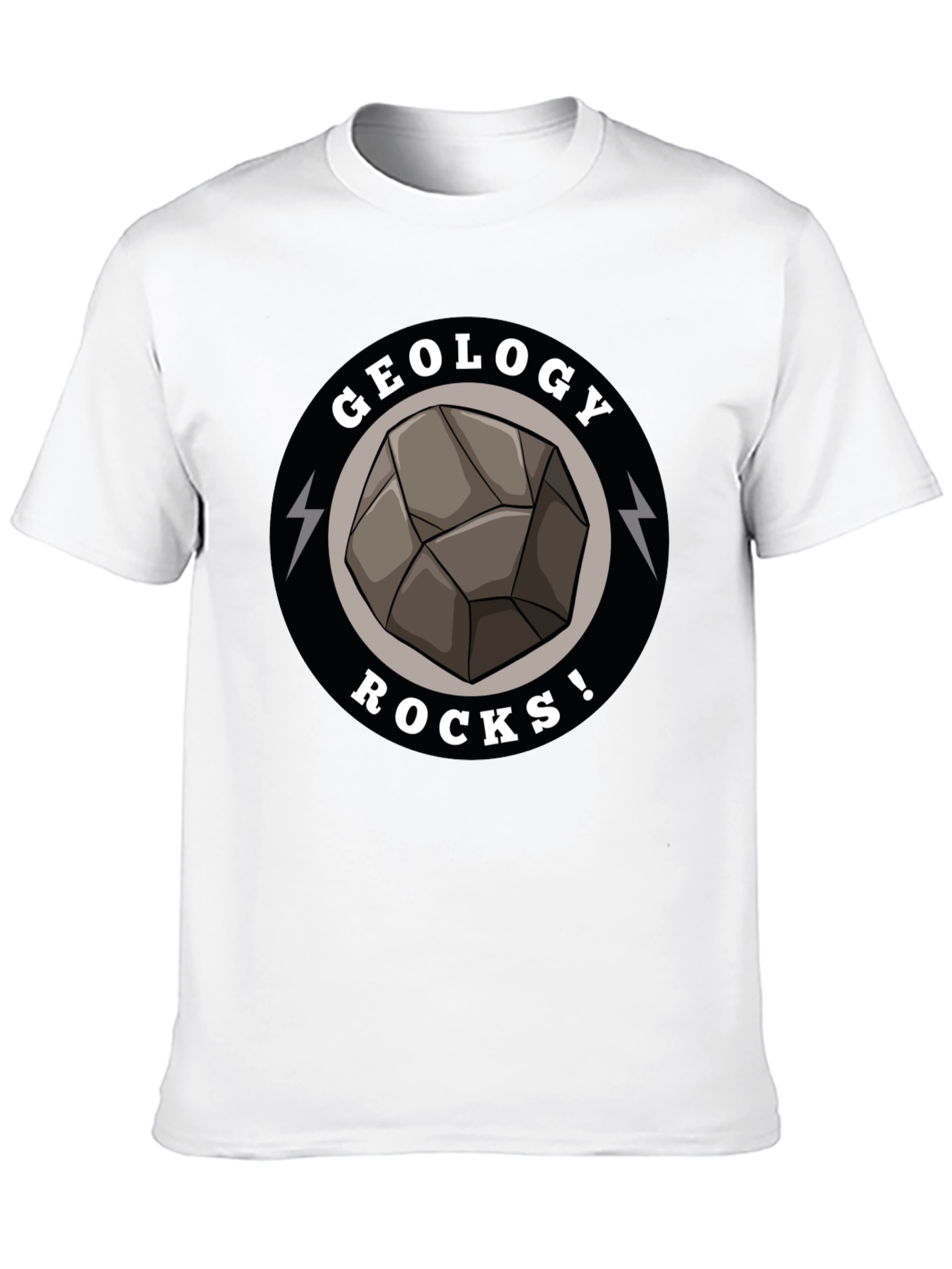 Geology Rocks Graphic T-Shirt - Black