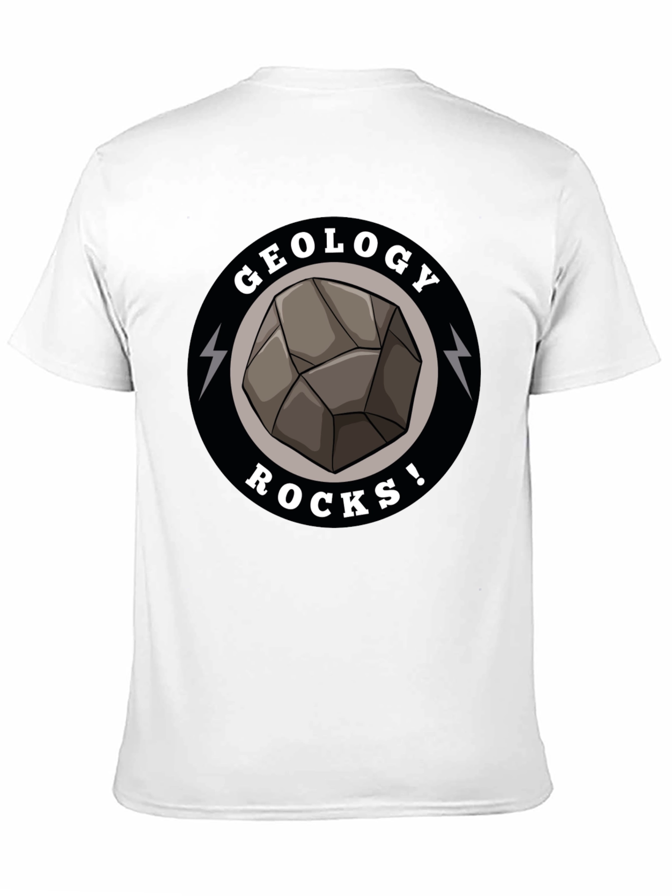 Geology Rocks Graphic T-Shirt - Black