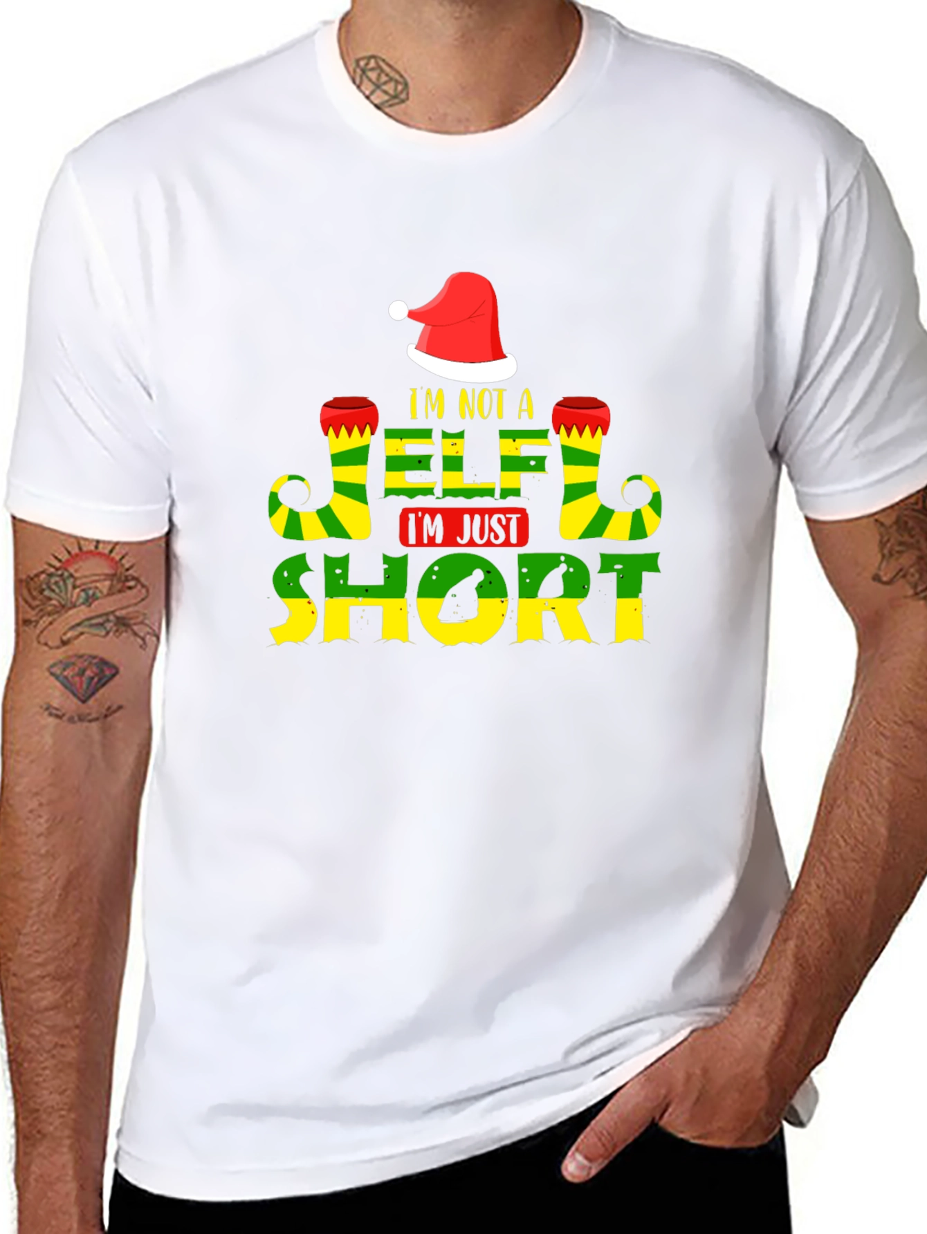 Im Not an Elf Im Just Short T-Shirt