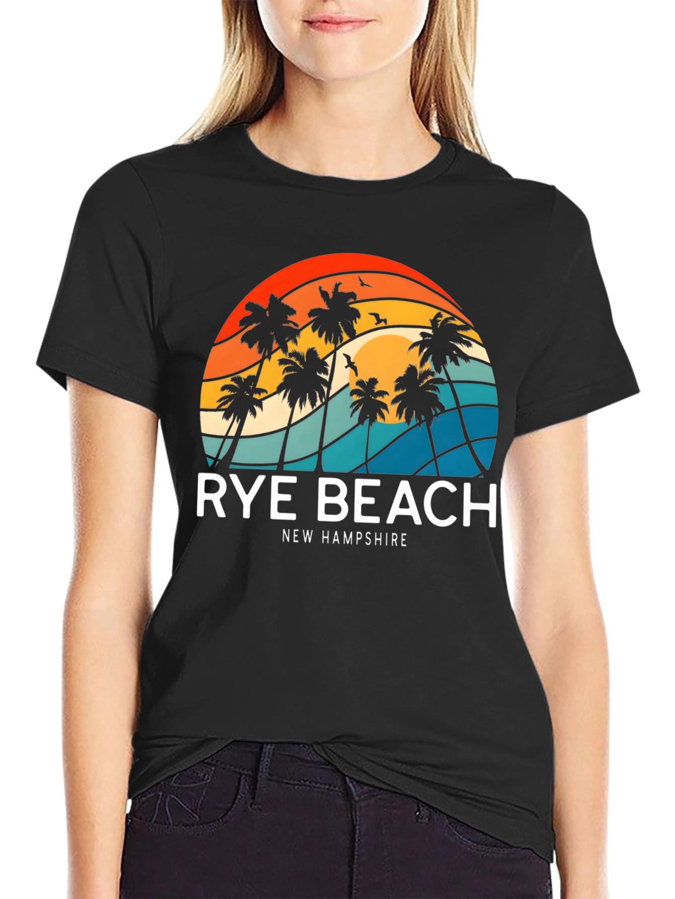 Rye Beach New Hampshire Graphic Tee
