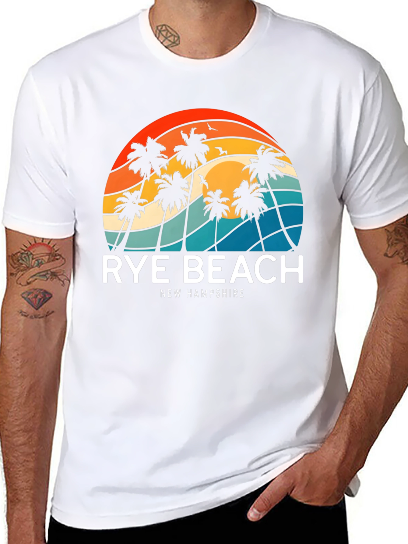 Rye Beach New Hampshire Graphic Tee