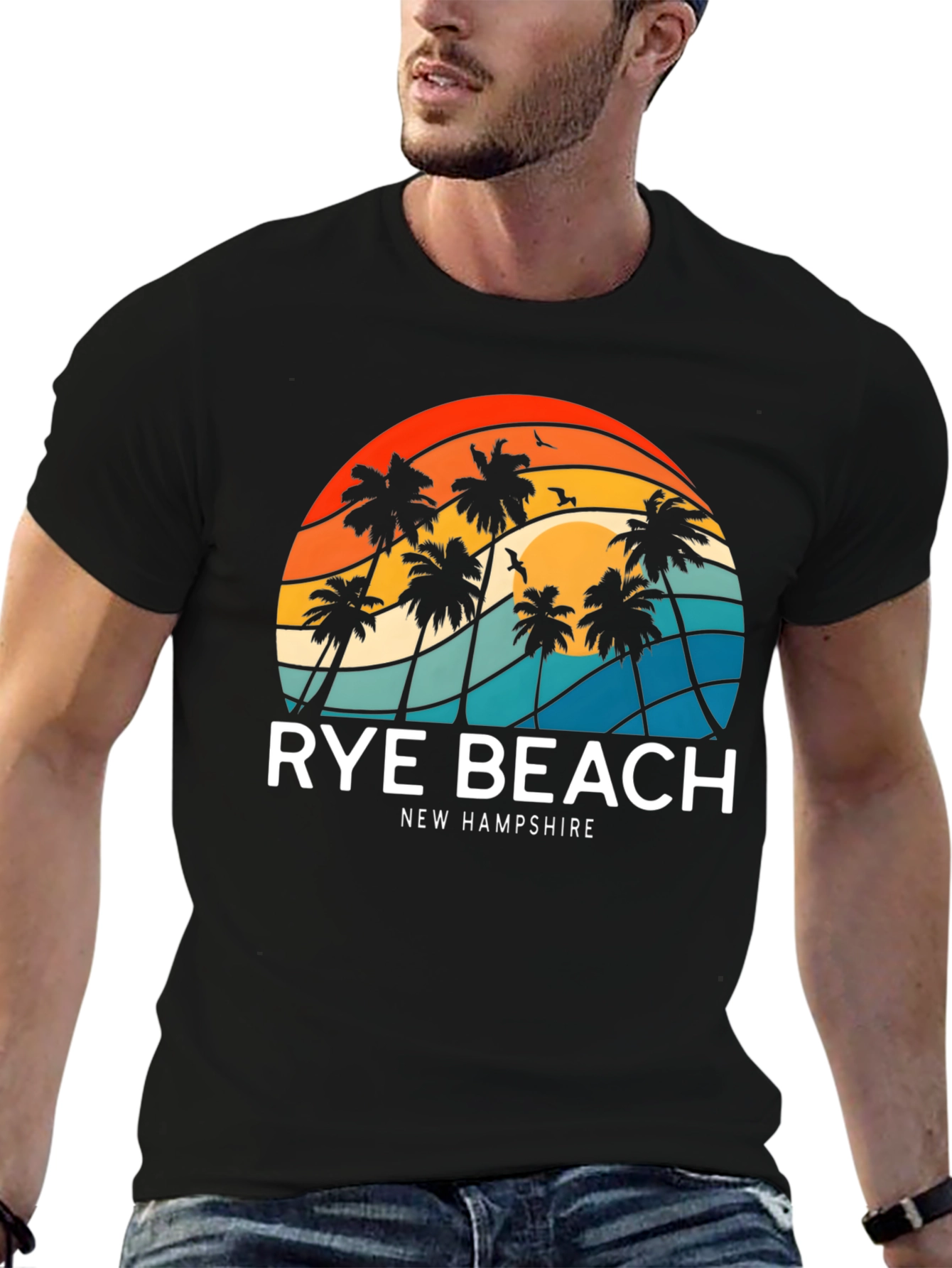 Rye Beach New Hampshire Graphic Tee