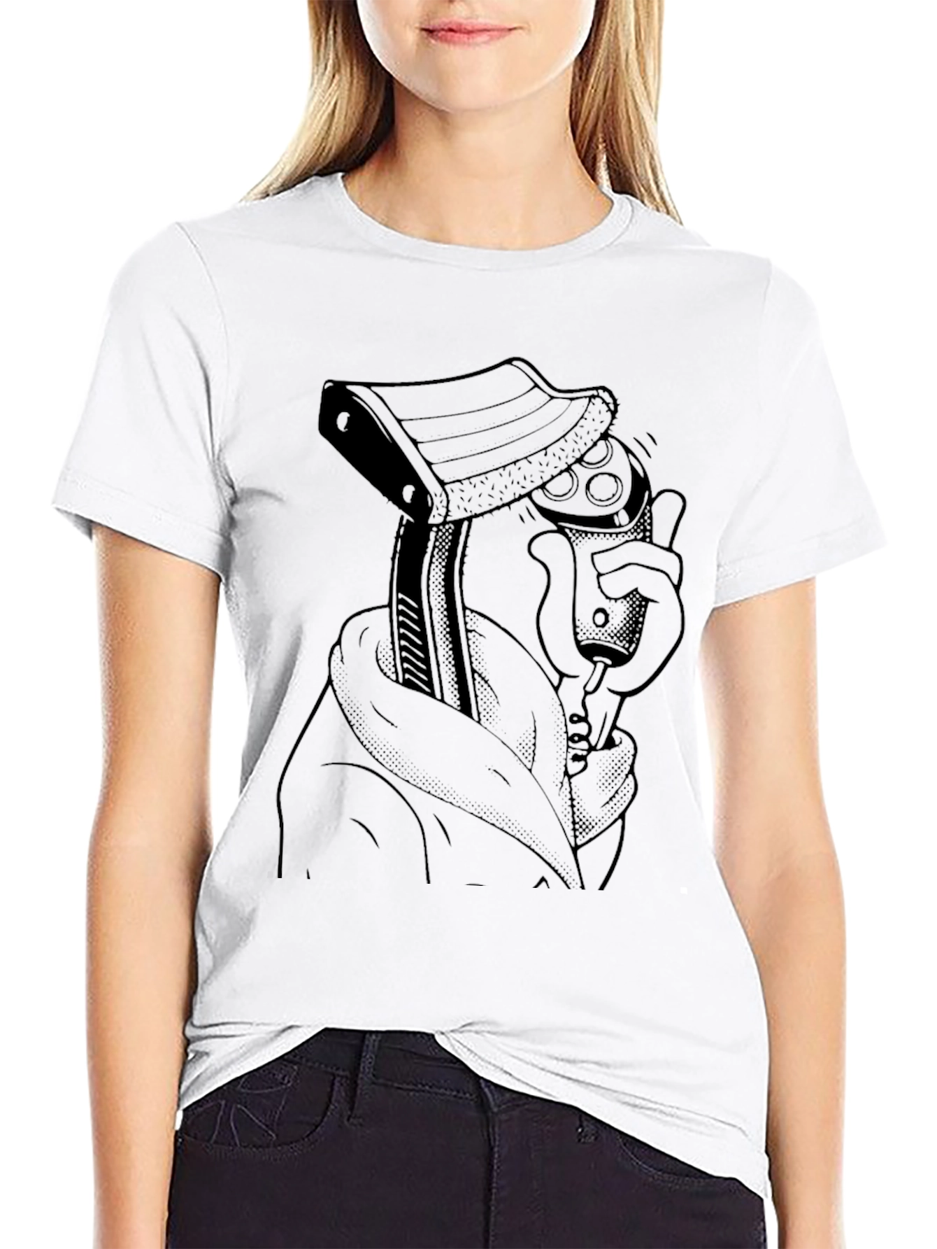 Axe & Controller Graphic Tee - Black