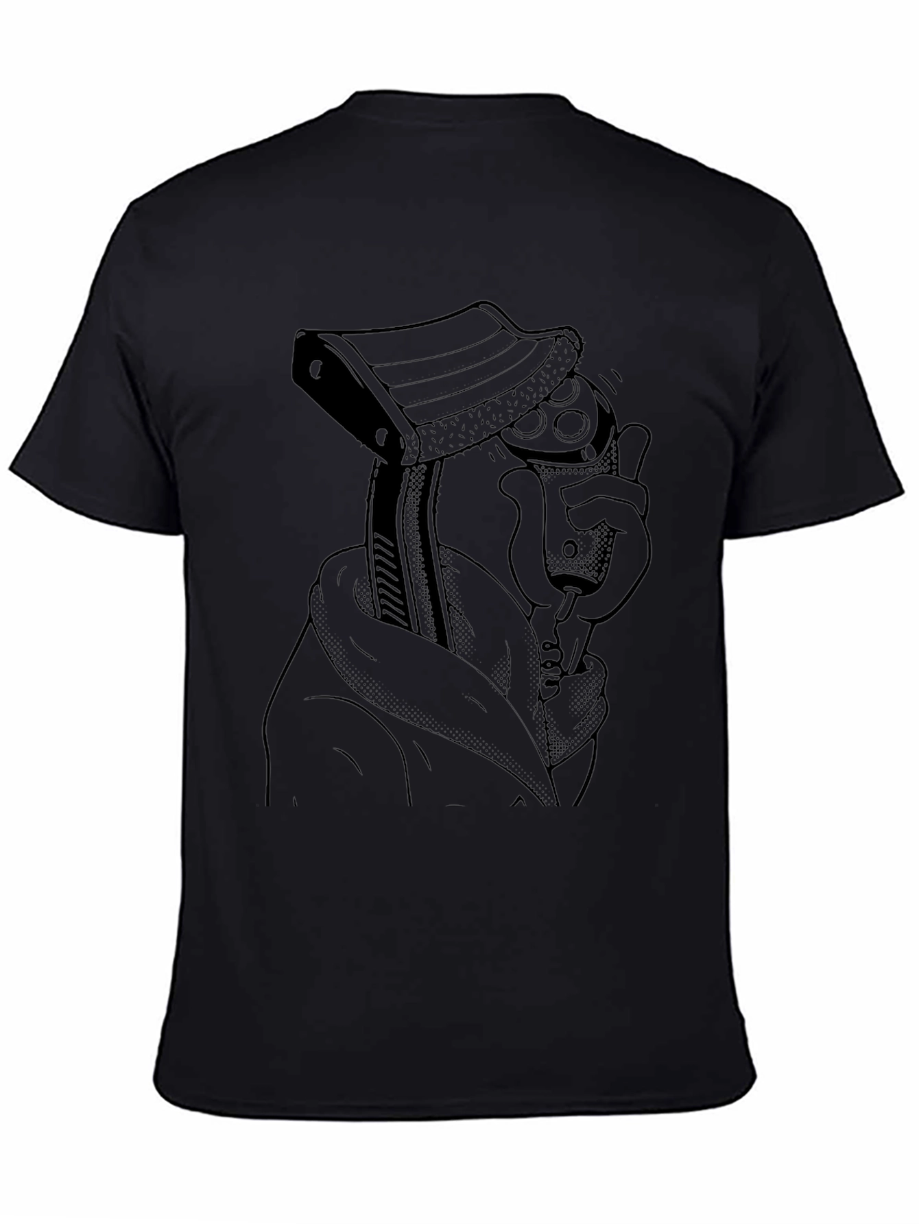 Axe & Controller Graphic Tee - Black