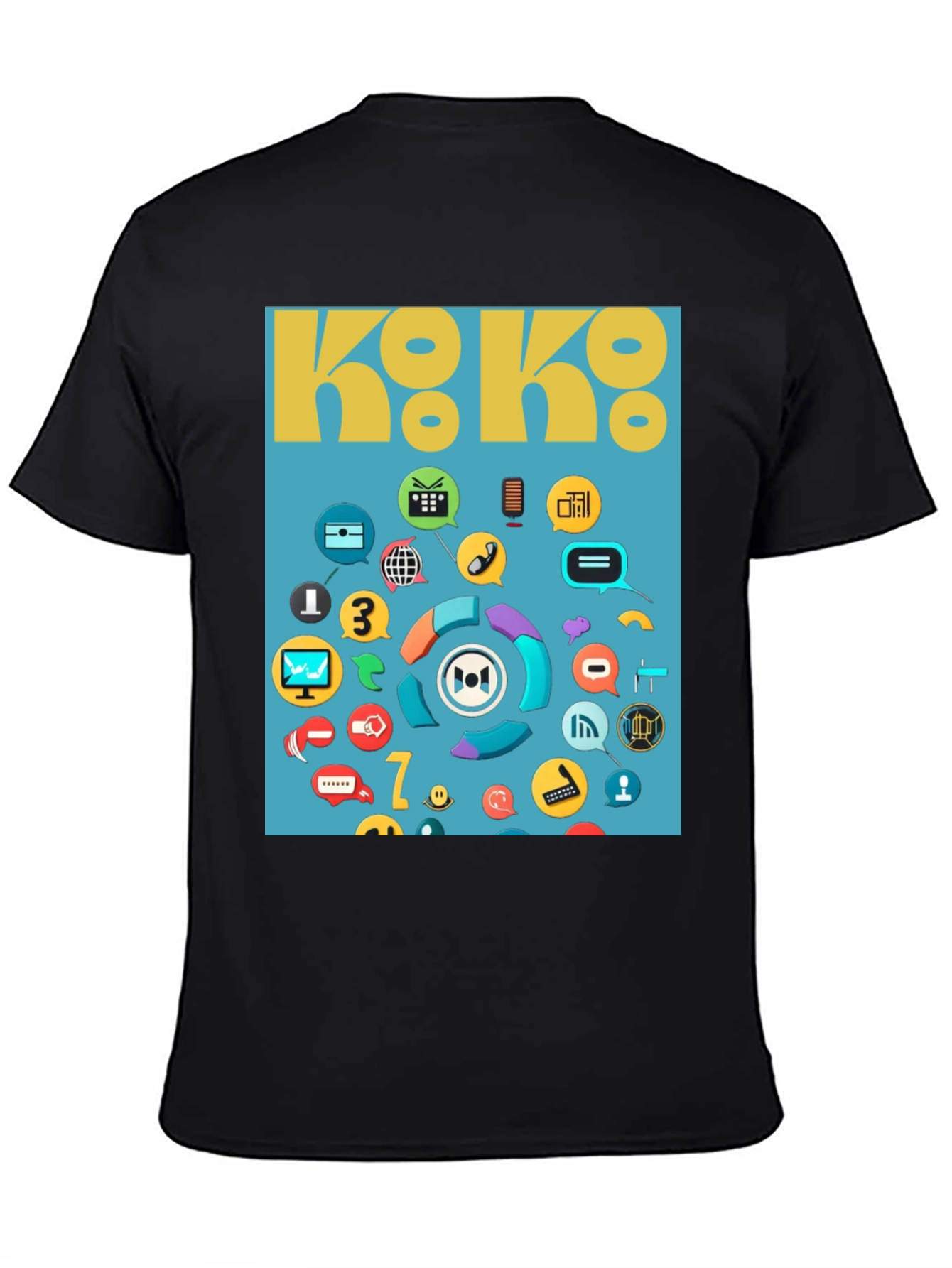Koko Graphic T-Shirt - Unique Pattern Tee