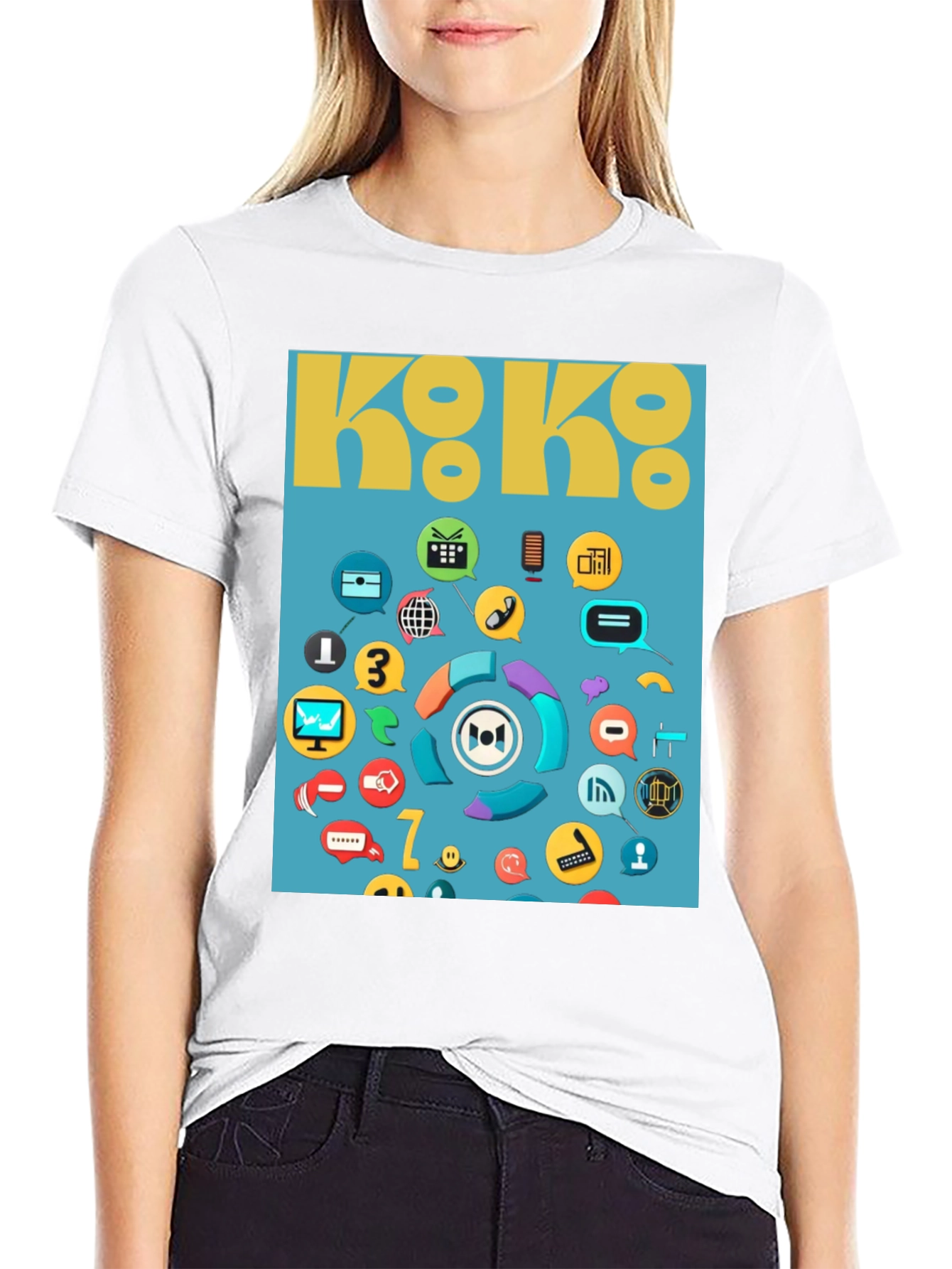 Koko Graphic T-Shirt - Unique Pattern Tee