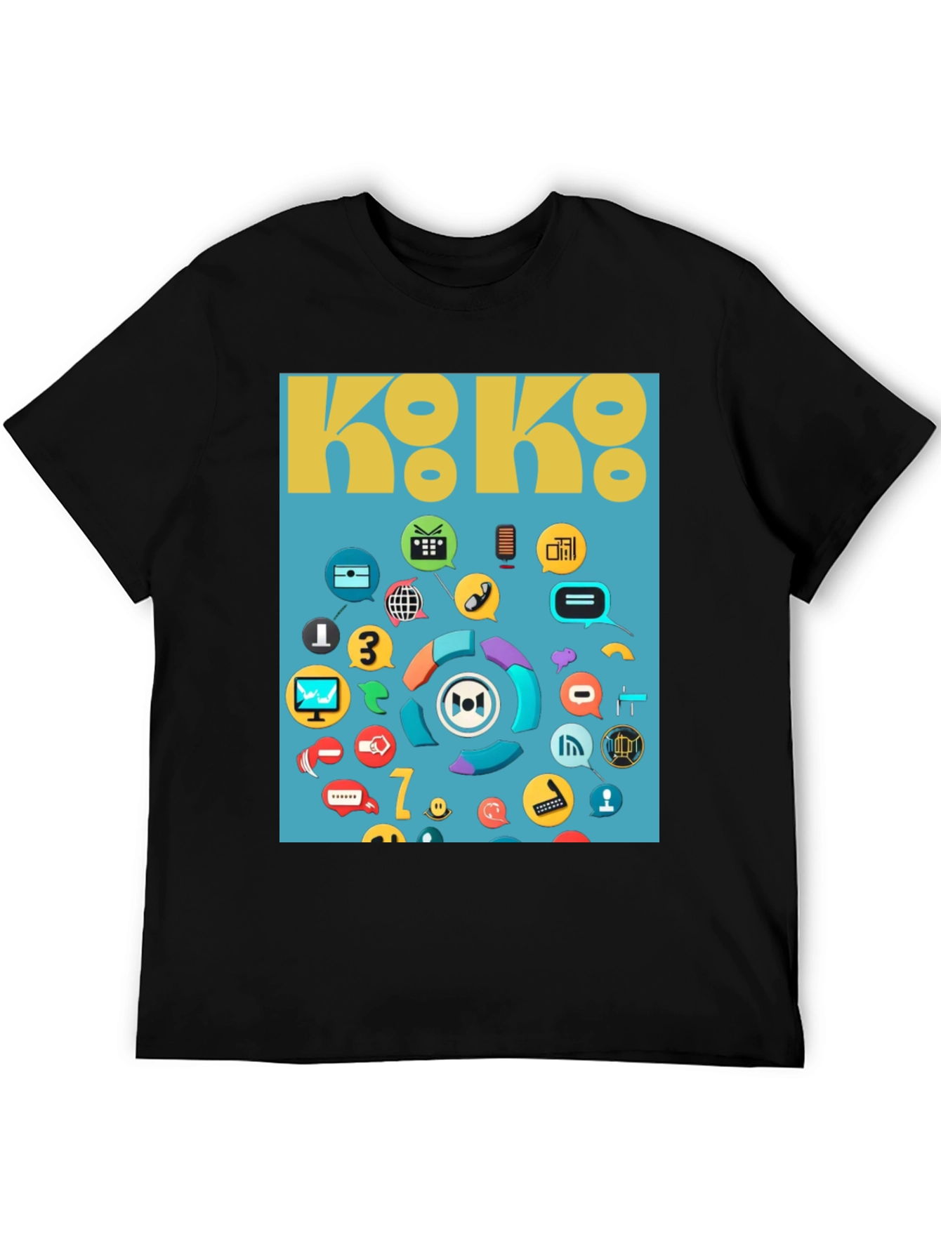 Koko Graphic T-Shirt - Unique Pattern Tee