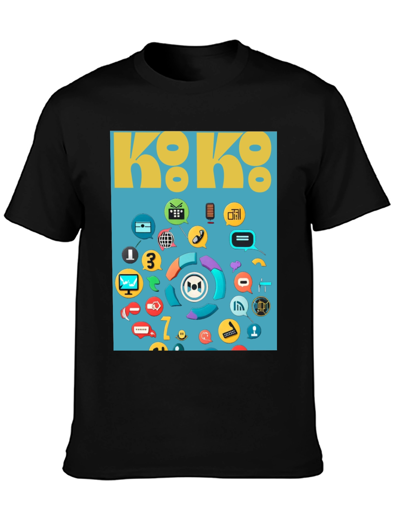 Koko Graphic T-Shirt - Unique Pattern Tee