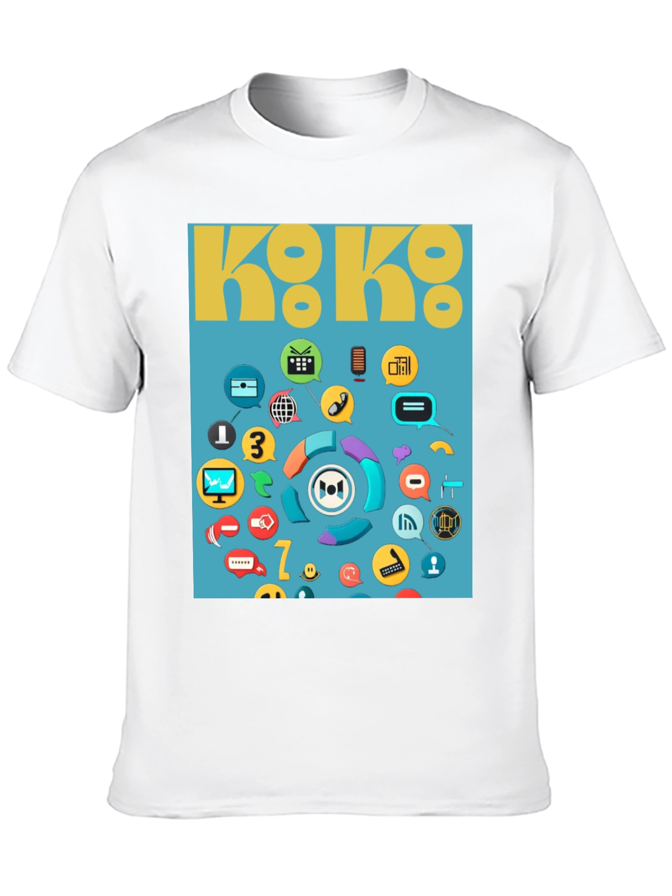 Koko Graphic T-Shirt - Unique Pattern Tee