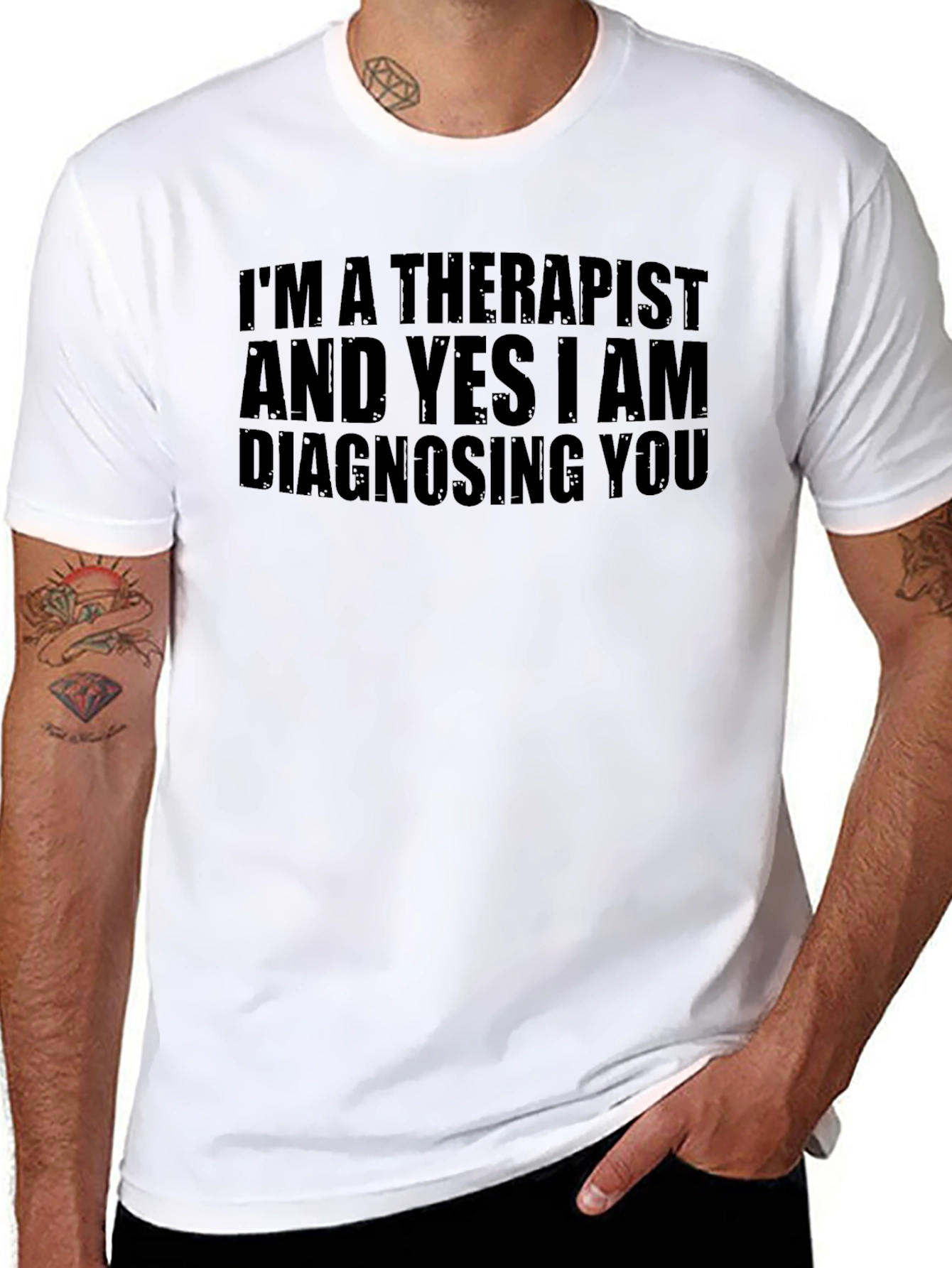 Therapist Humor T-Shirt - Diagnosing You