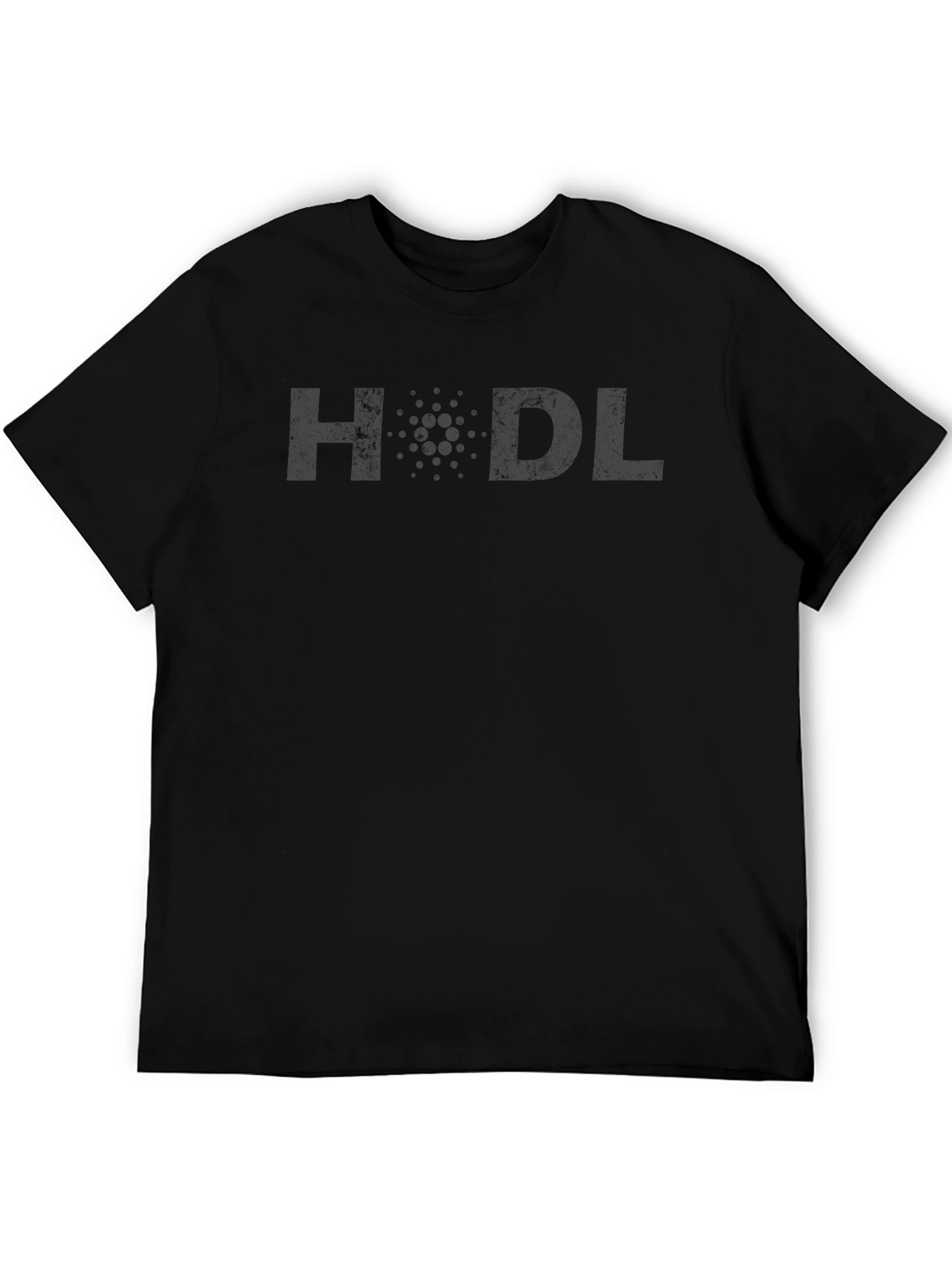 HODL Cardano Black T-Shirt - Crypto Enthusiast Apparel