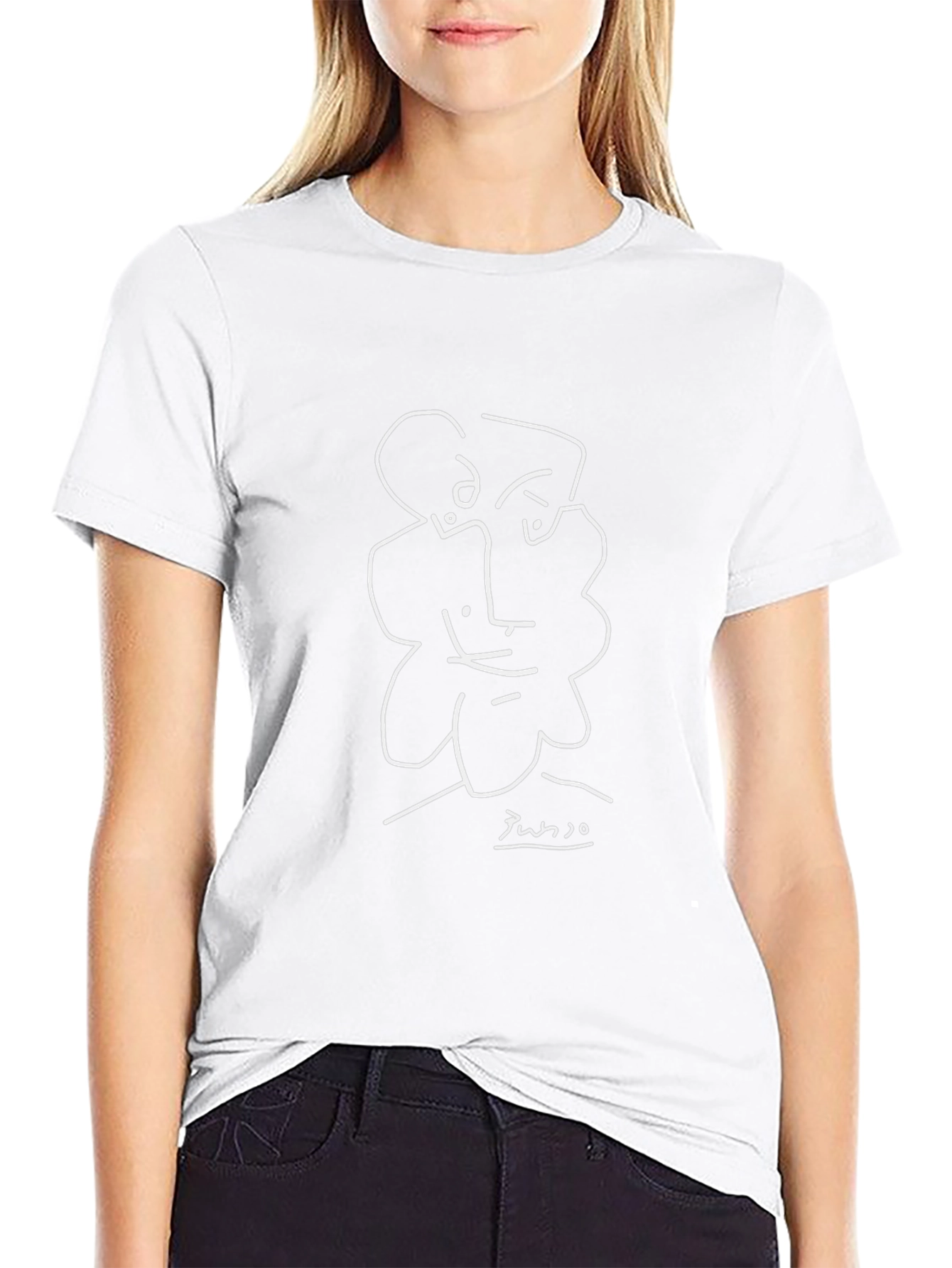 Abstract Art T-Shirt - Modern Picasso Style Tee