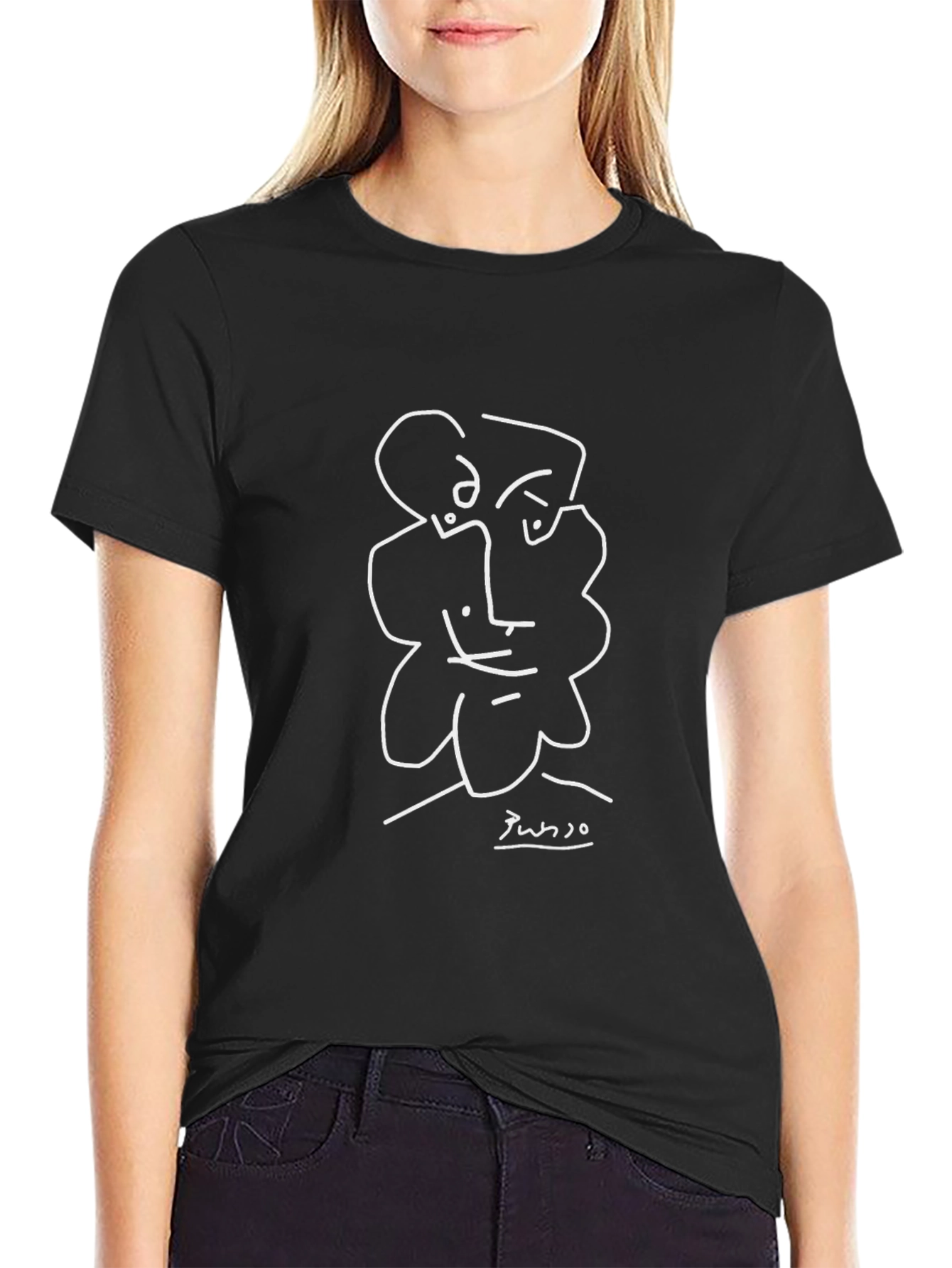 Abstract Art T-Shirt - Modern Picasso Style Tee
