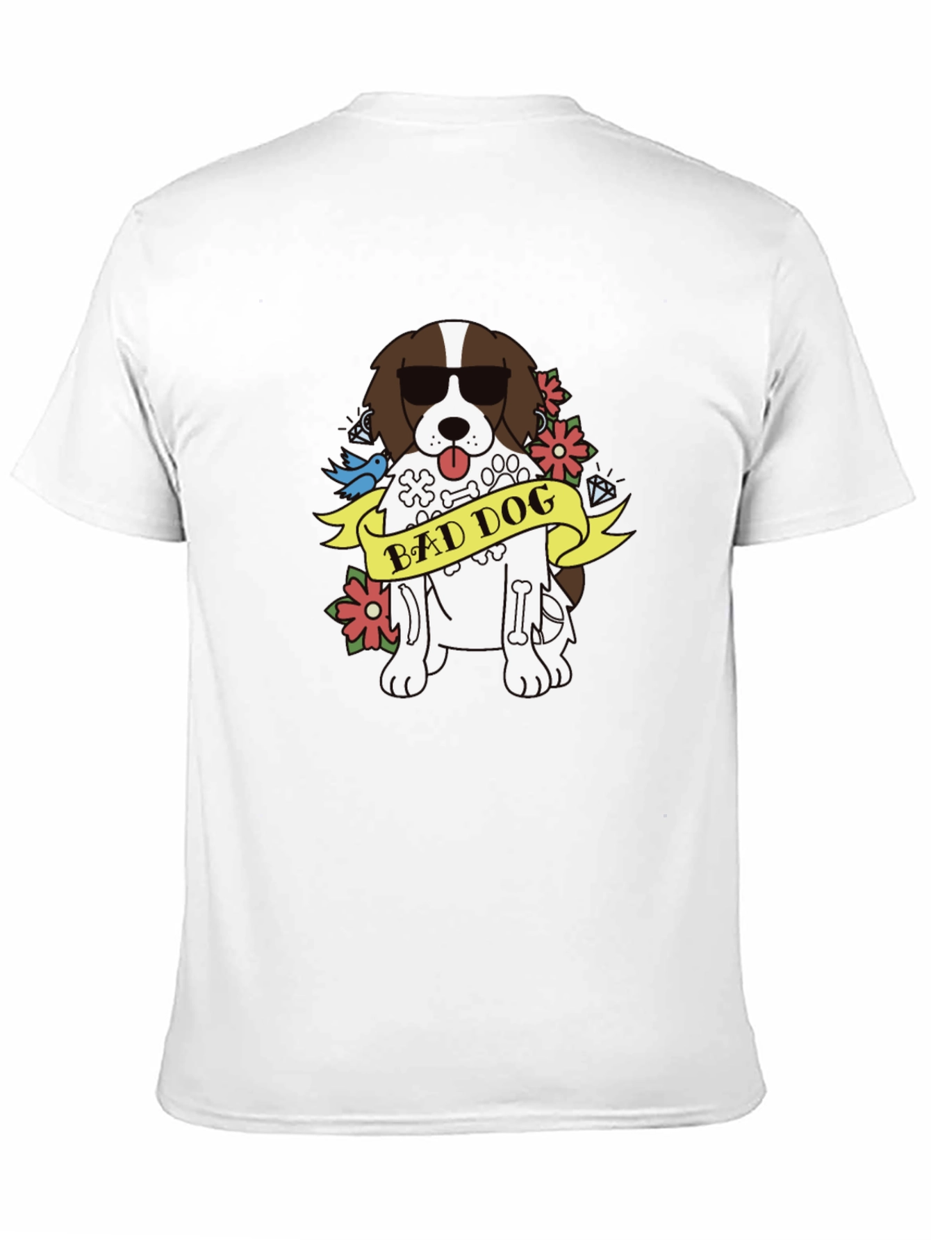 Bad Dog Graphic T-Shirt - Mens Black Tee