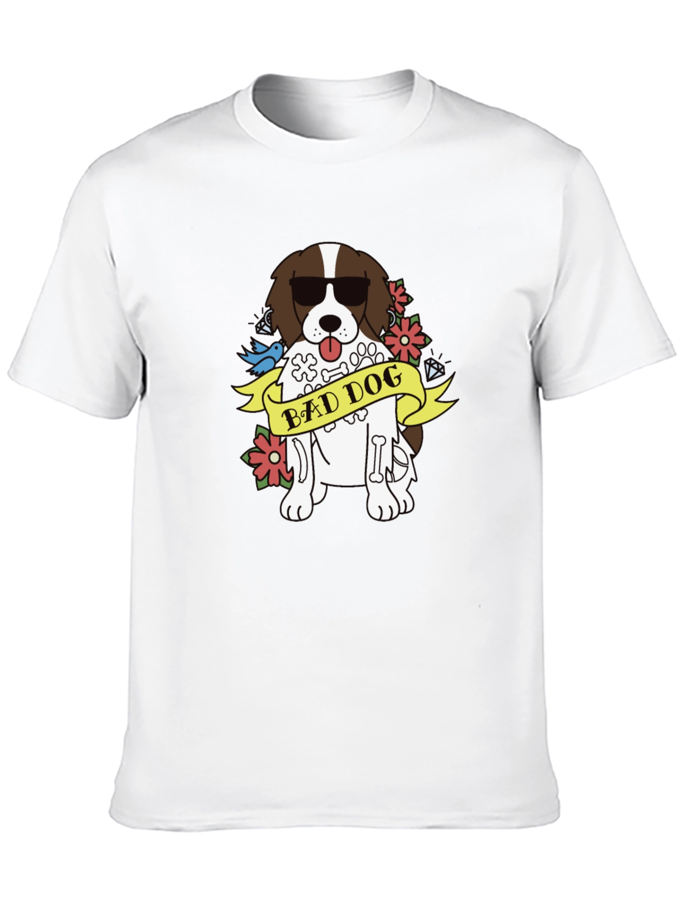 Bad Dog Graphic T-Shirt - Mens Black Tee