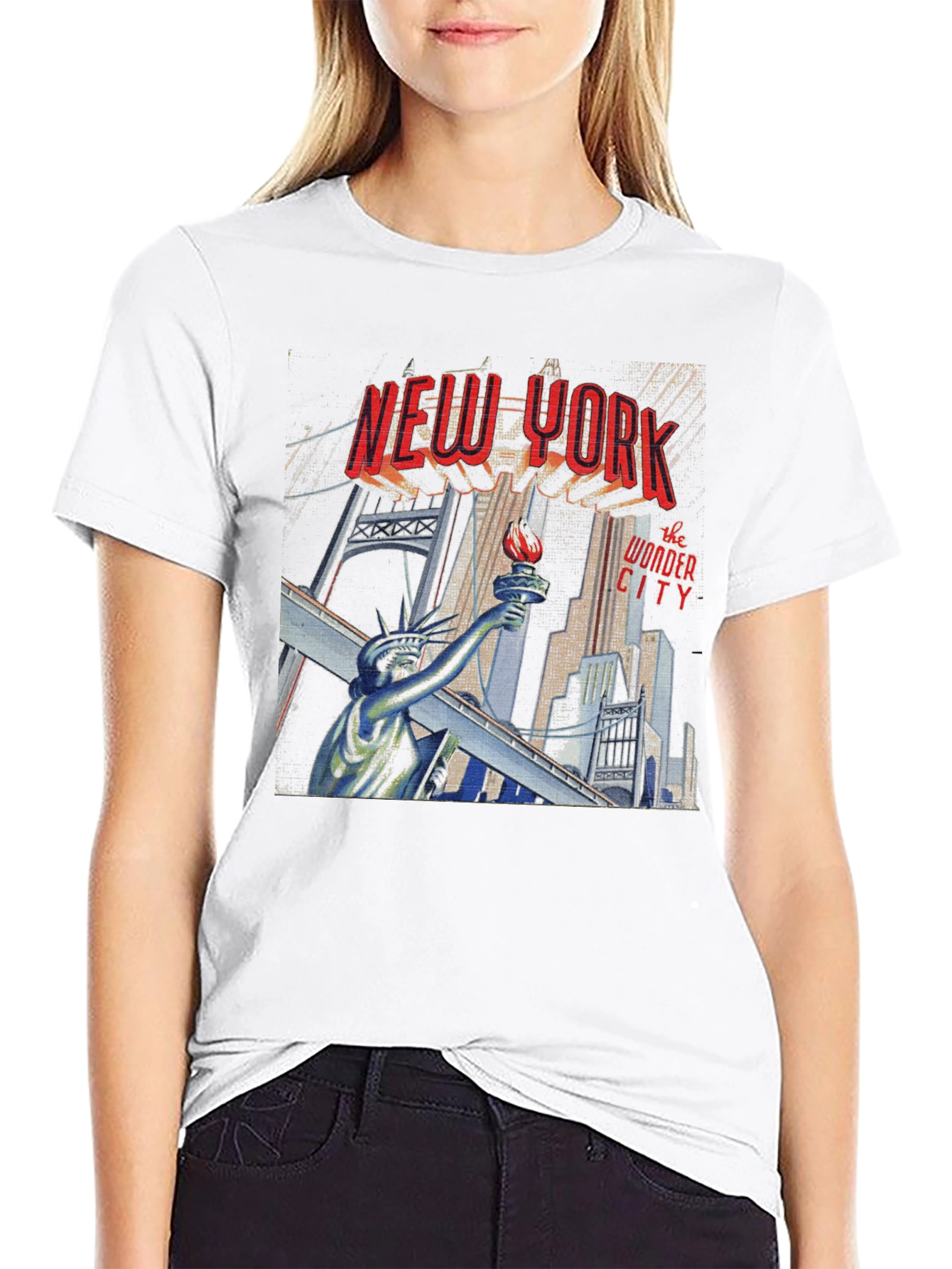 New York Wonder City Graphic T-Shirt