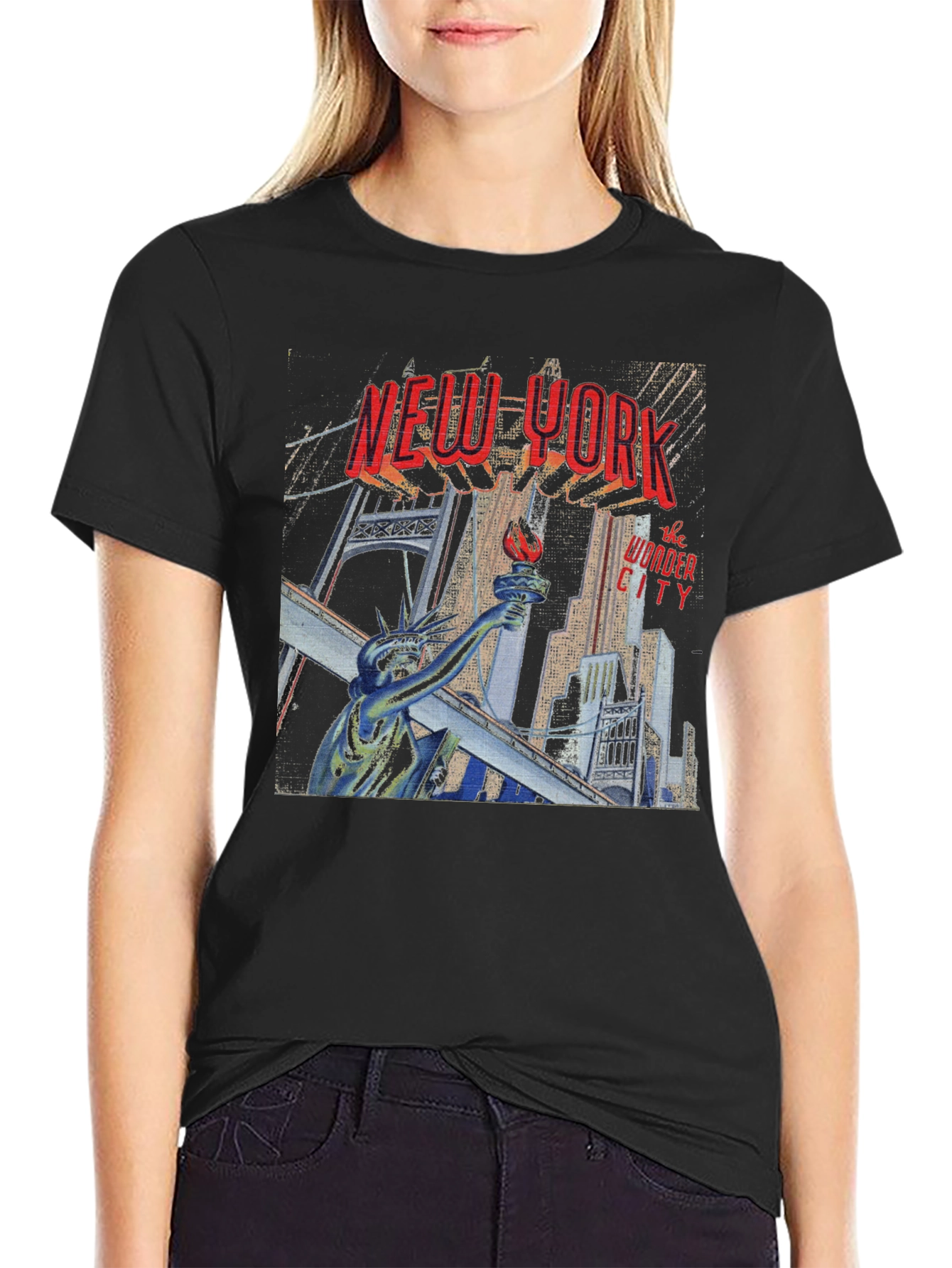 New York Wonder City Graphic T-Shirt