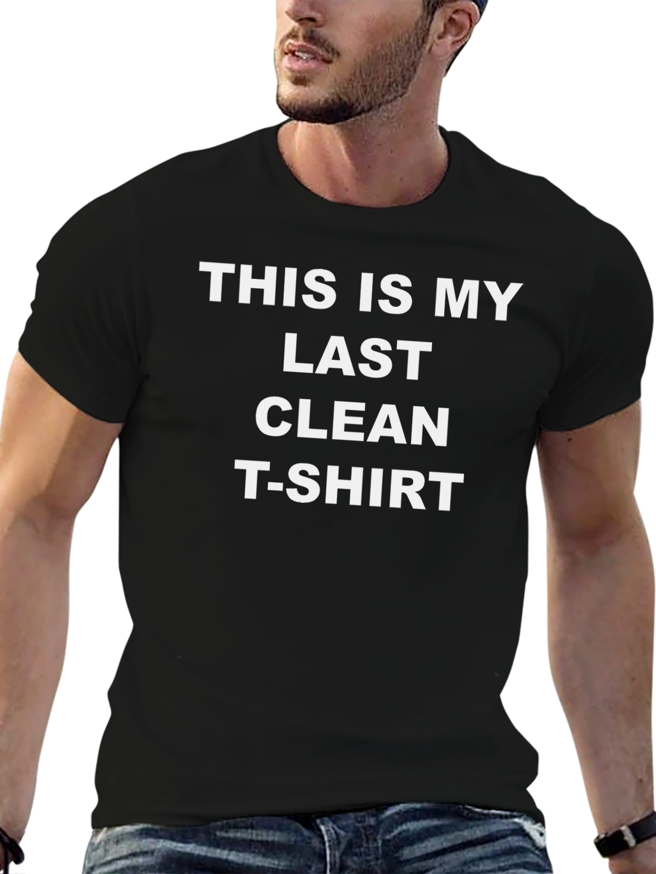 Funny Last Clean T-Shirt - Novelty Graphic Tee