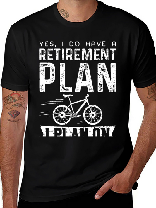 Retirement Plan Bike Graphic Tee