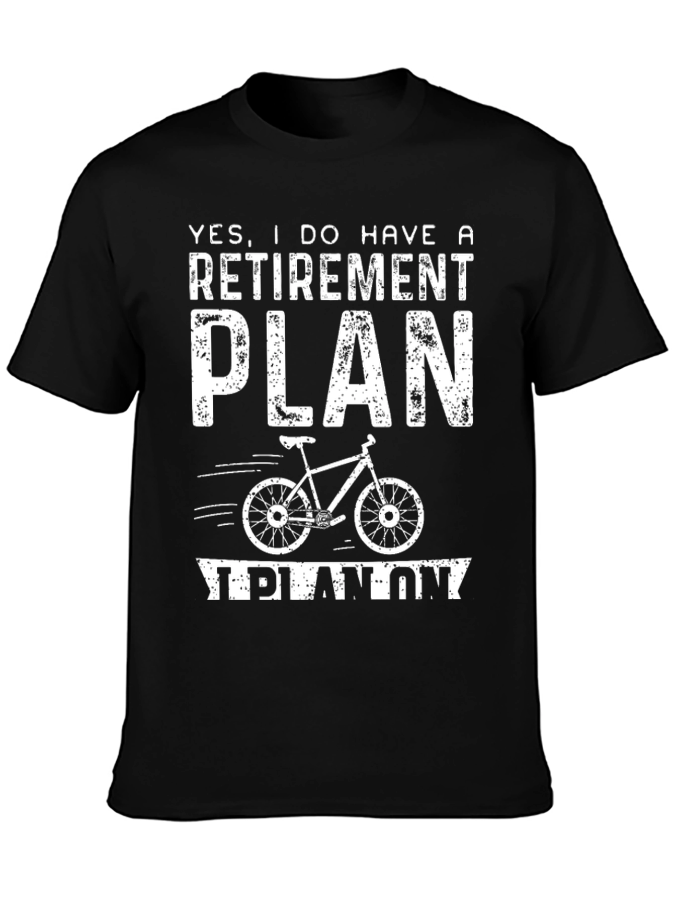 Retirement Plan Bike Graphic Tee
