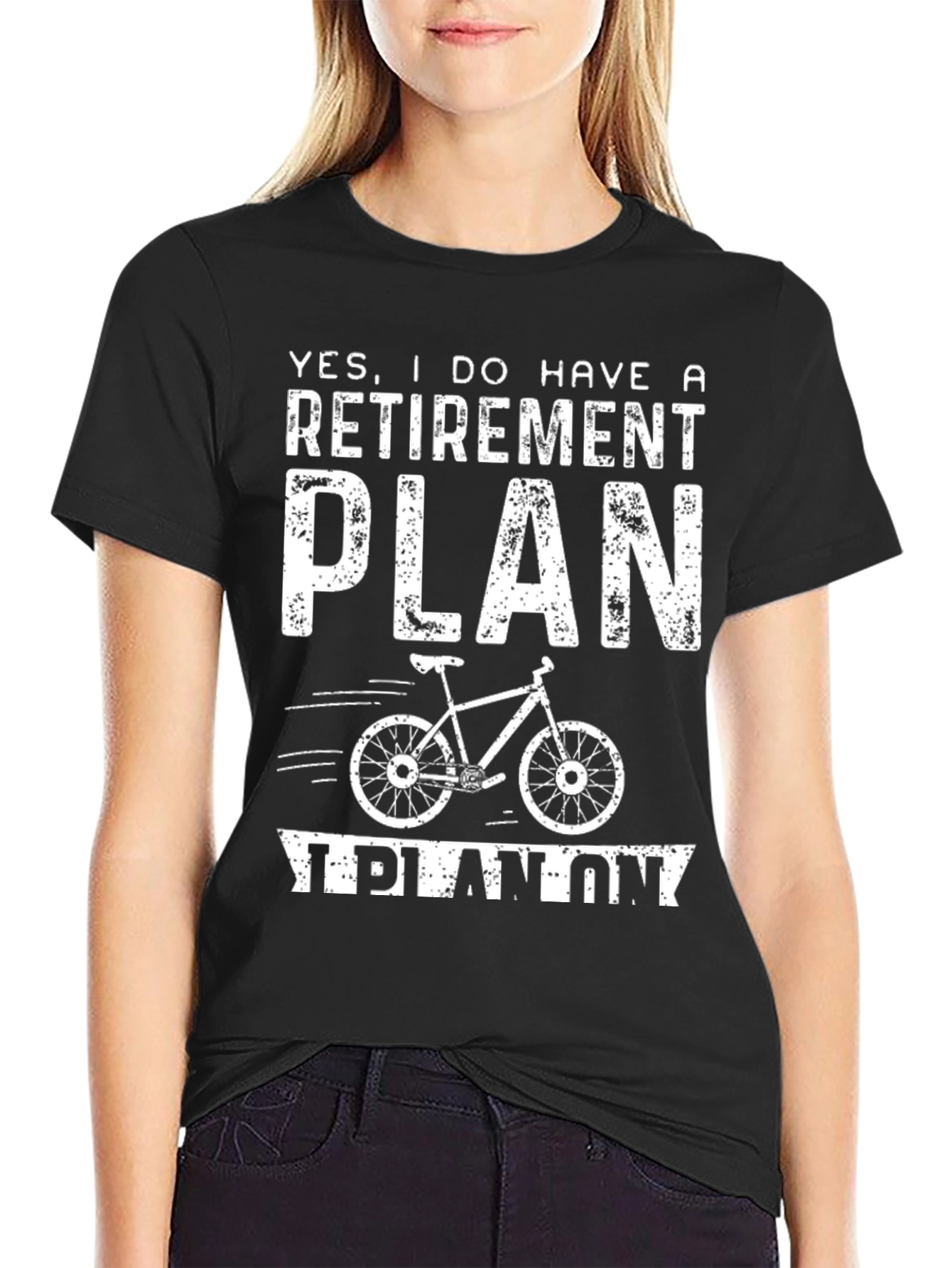 Retirement Plan Bike Graphic Tee