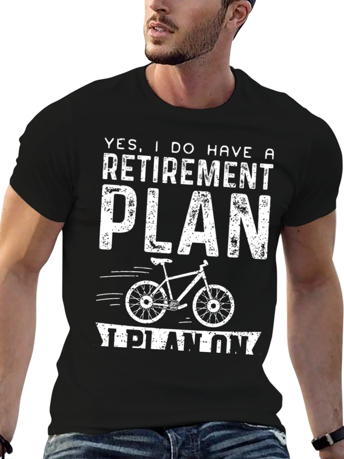 Retirement Plan Bike Graphic Tee