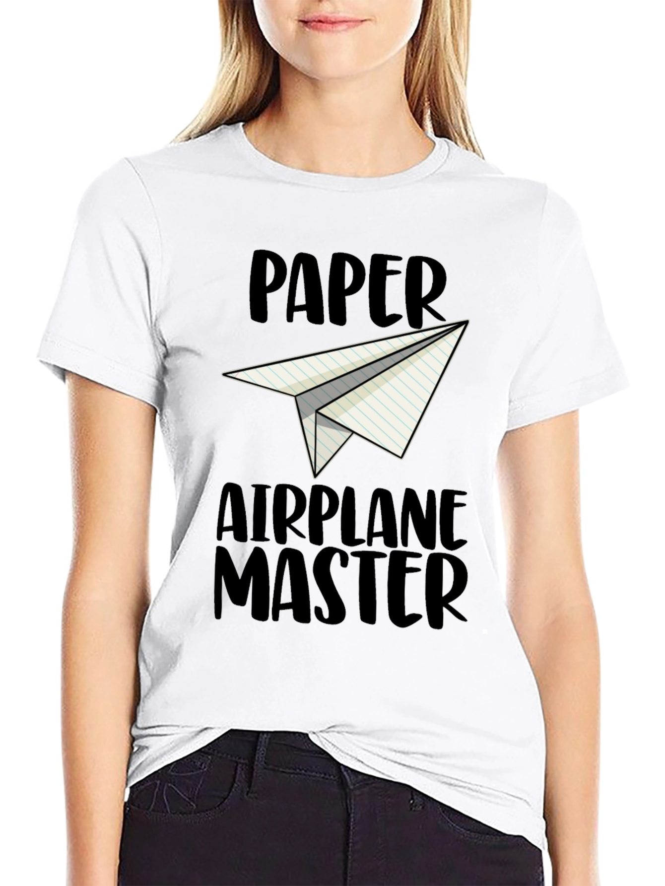 Paper Airplane Master Graphic T-Shirt
