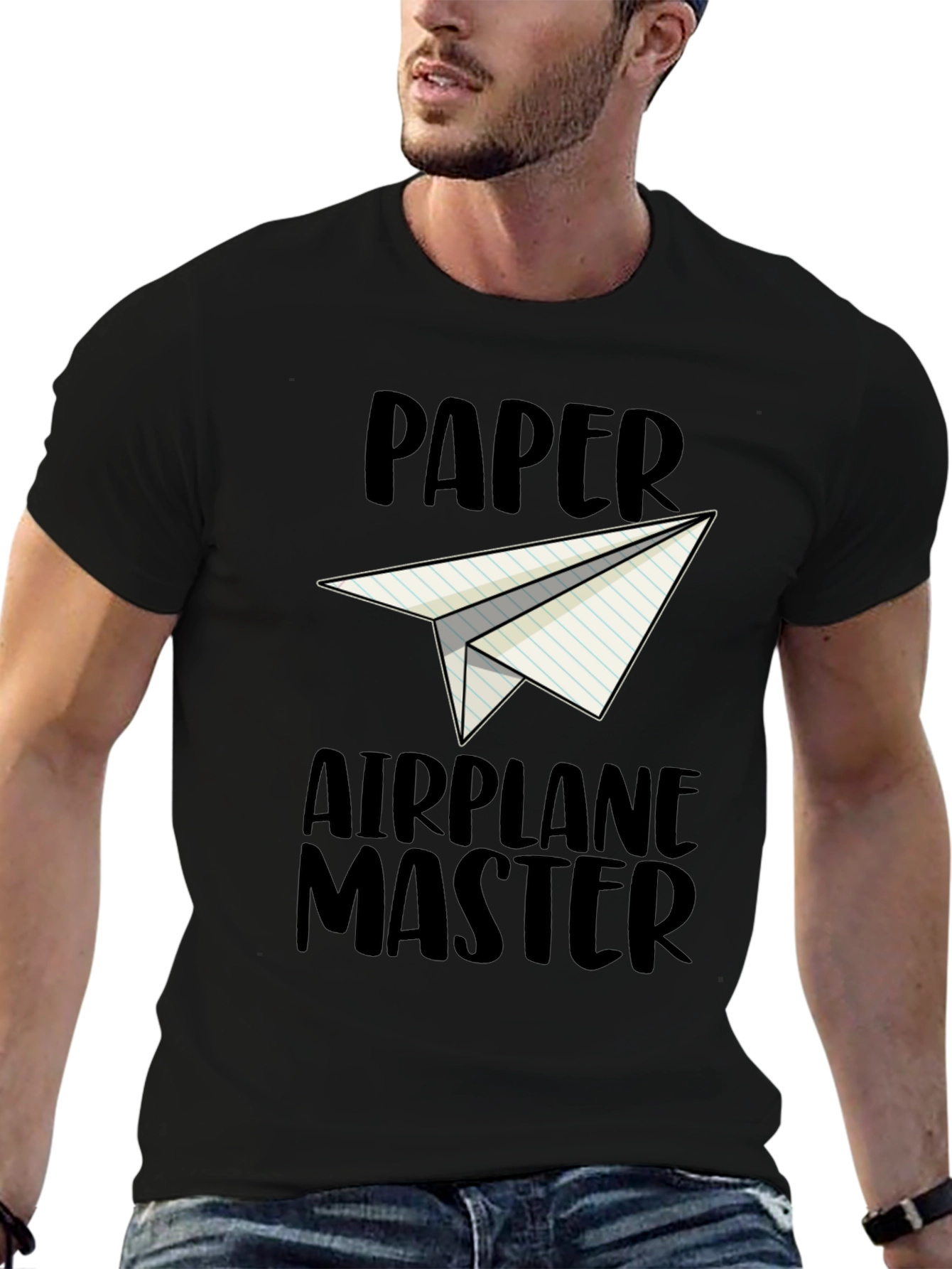 Paper Airplane Master Graphic T-Shirt