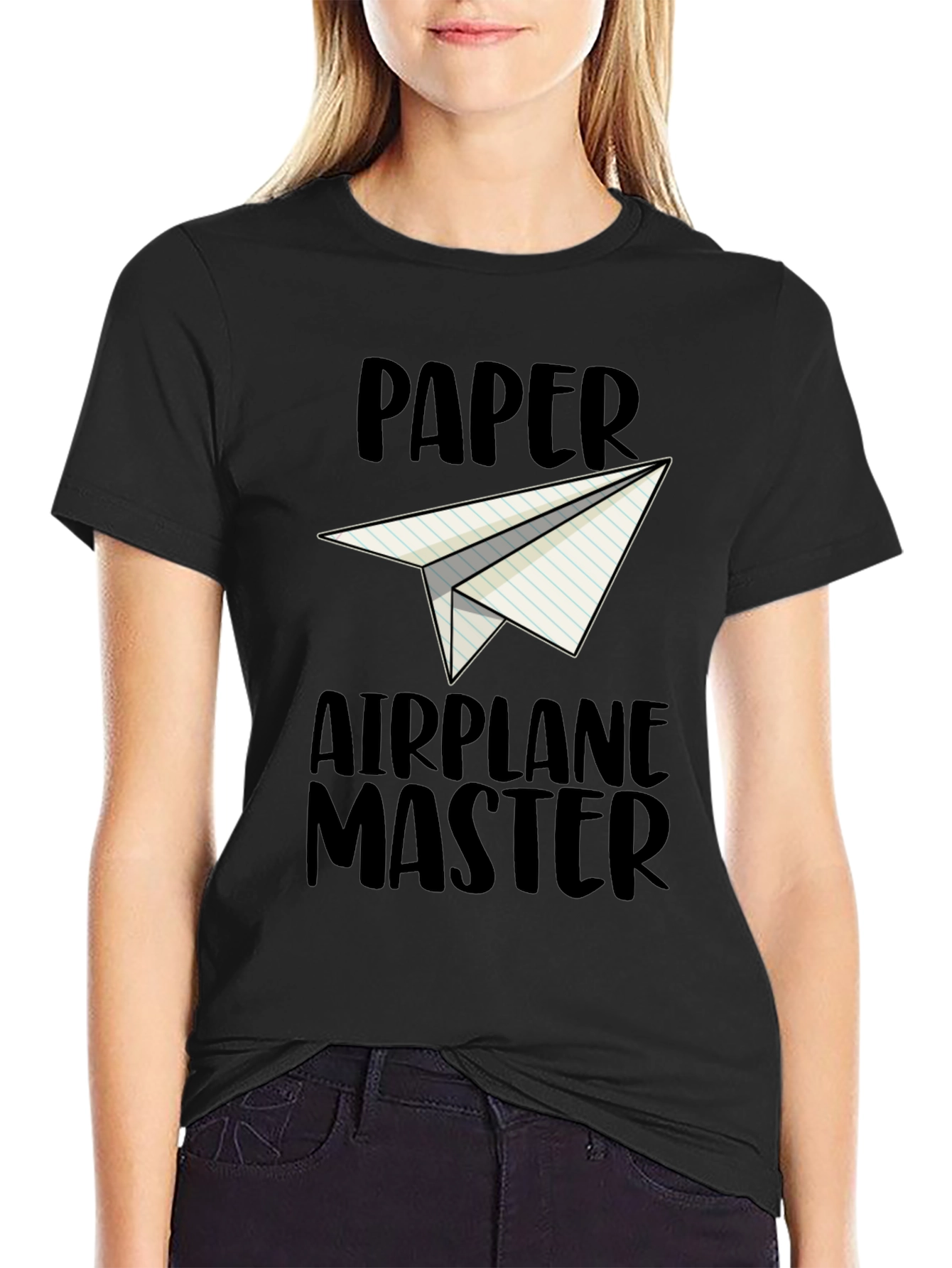 Paper Airplane Master Graphic T-Shirt