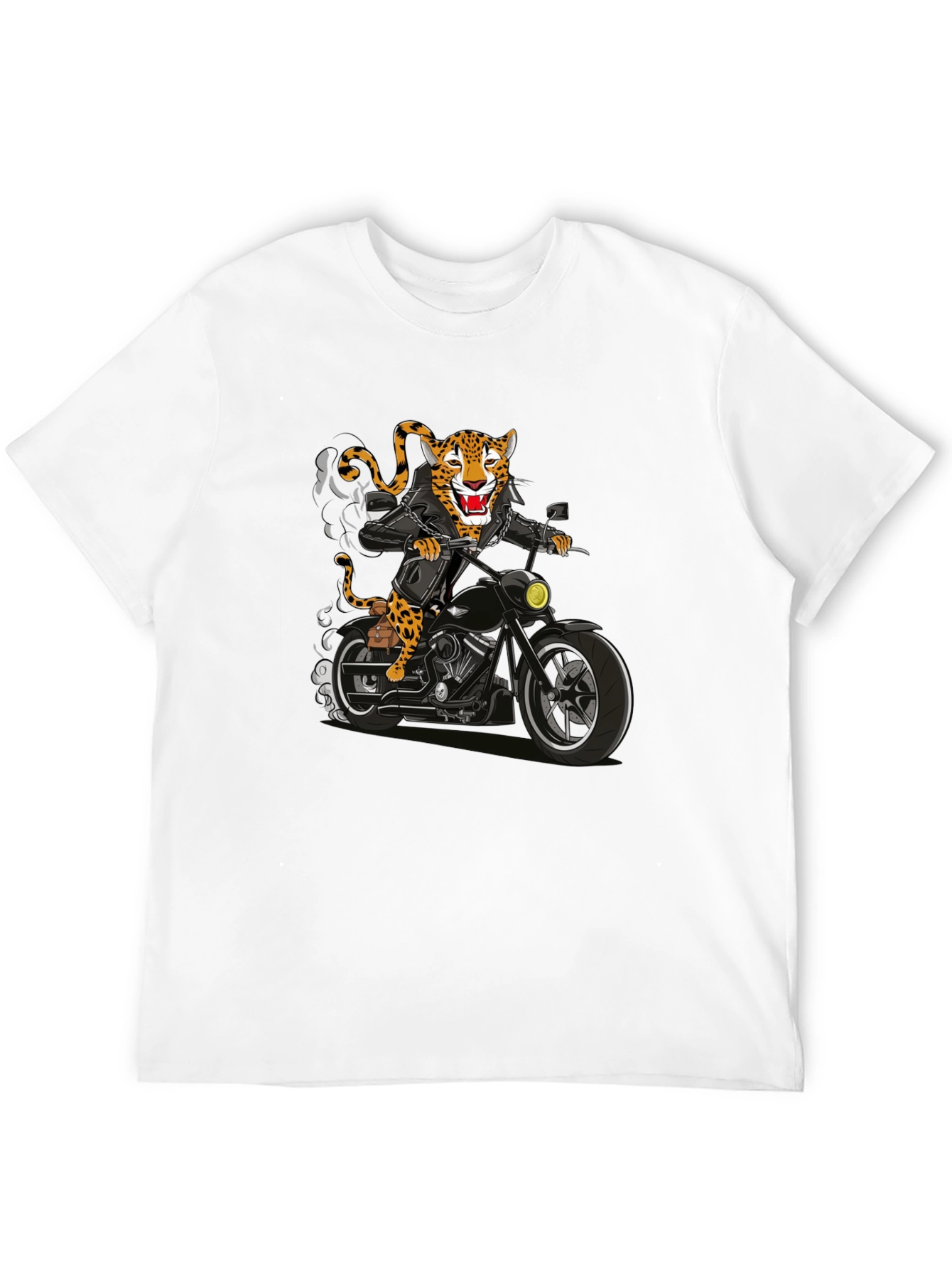 Biker Jaguar Graphic T-Shirt