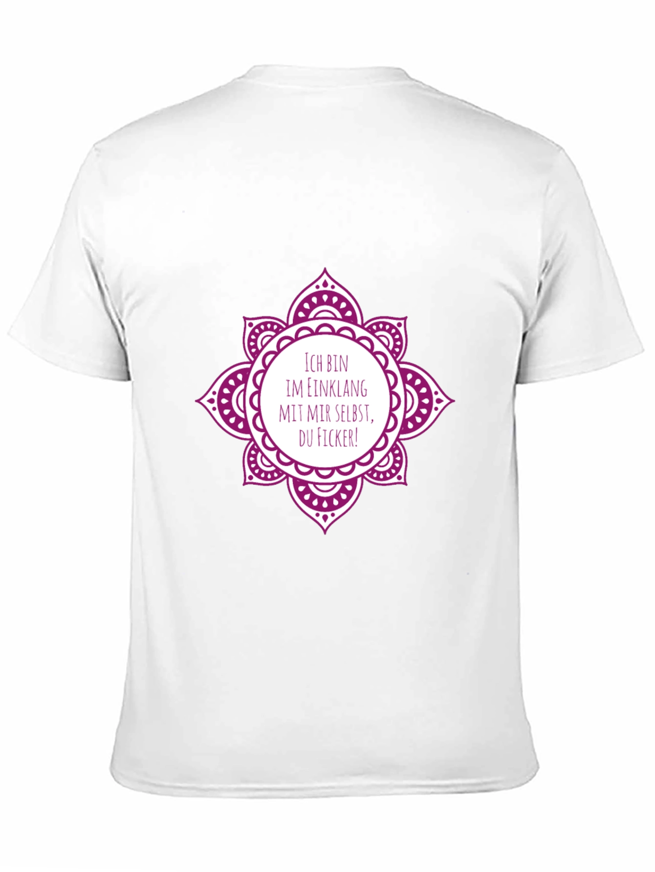 Ich Bin Im Einklang T-Shirt - Mandala Design