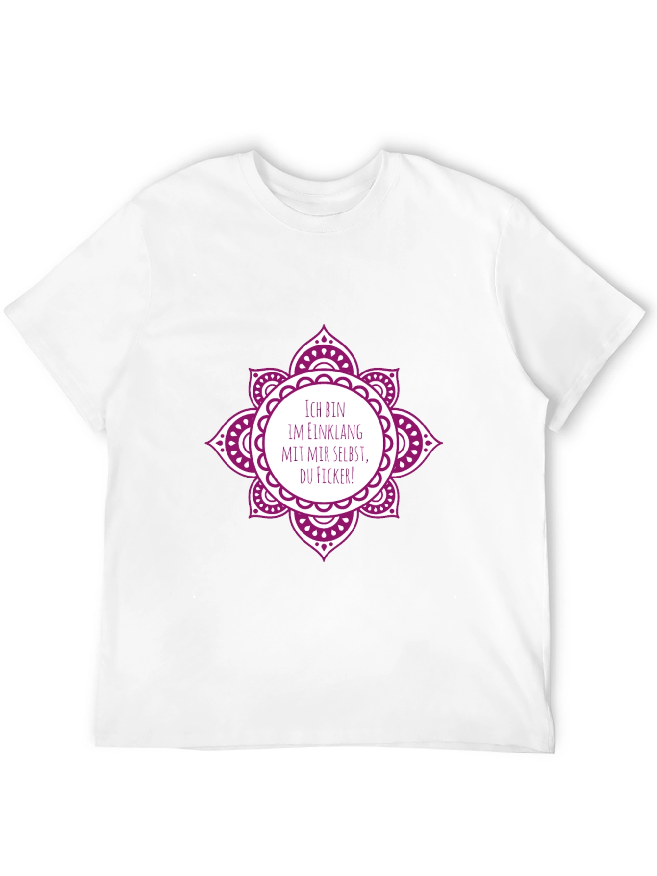 Ich Bin Im Einklang T-Shirt - Mandala Design