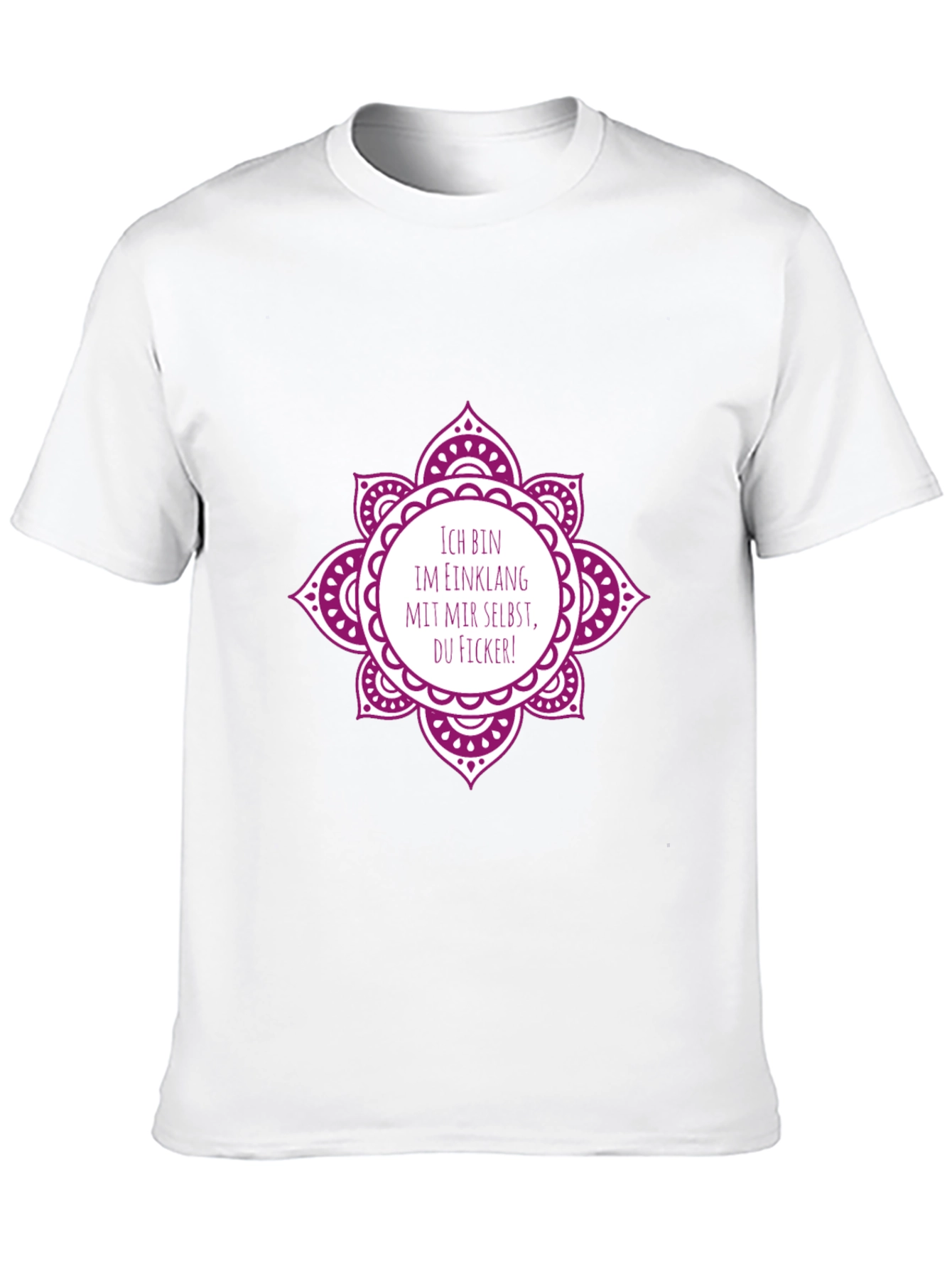 Ich Bin Im Einklang T-Shirt - Mandala Design